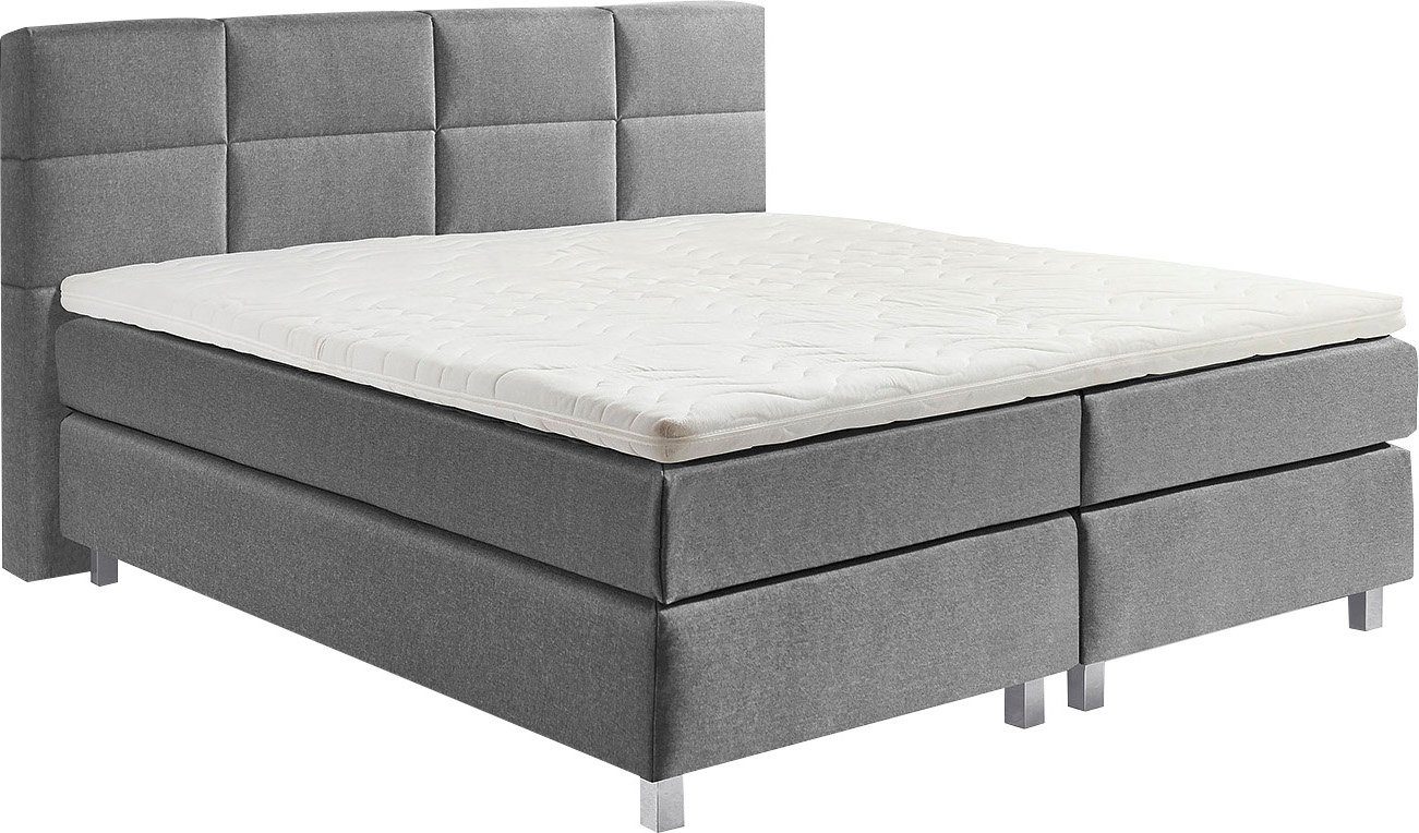 Westfalia Schlafkomfort Boxspringbett, wahlweise mit Kaltschaum-Topper, 2 M günstig online kaufen