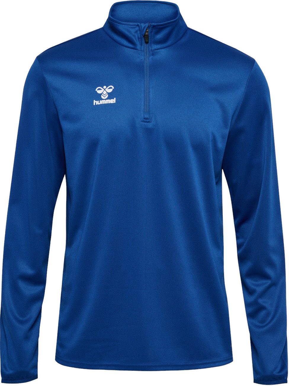 hummel Langarmshirt hmlESSENTIAL Half-Zip (angenehmes Tragegefühl) dunkelblau Herren