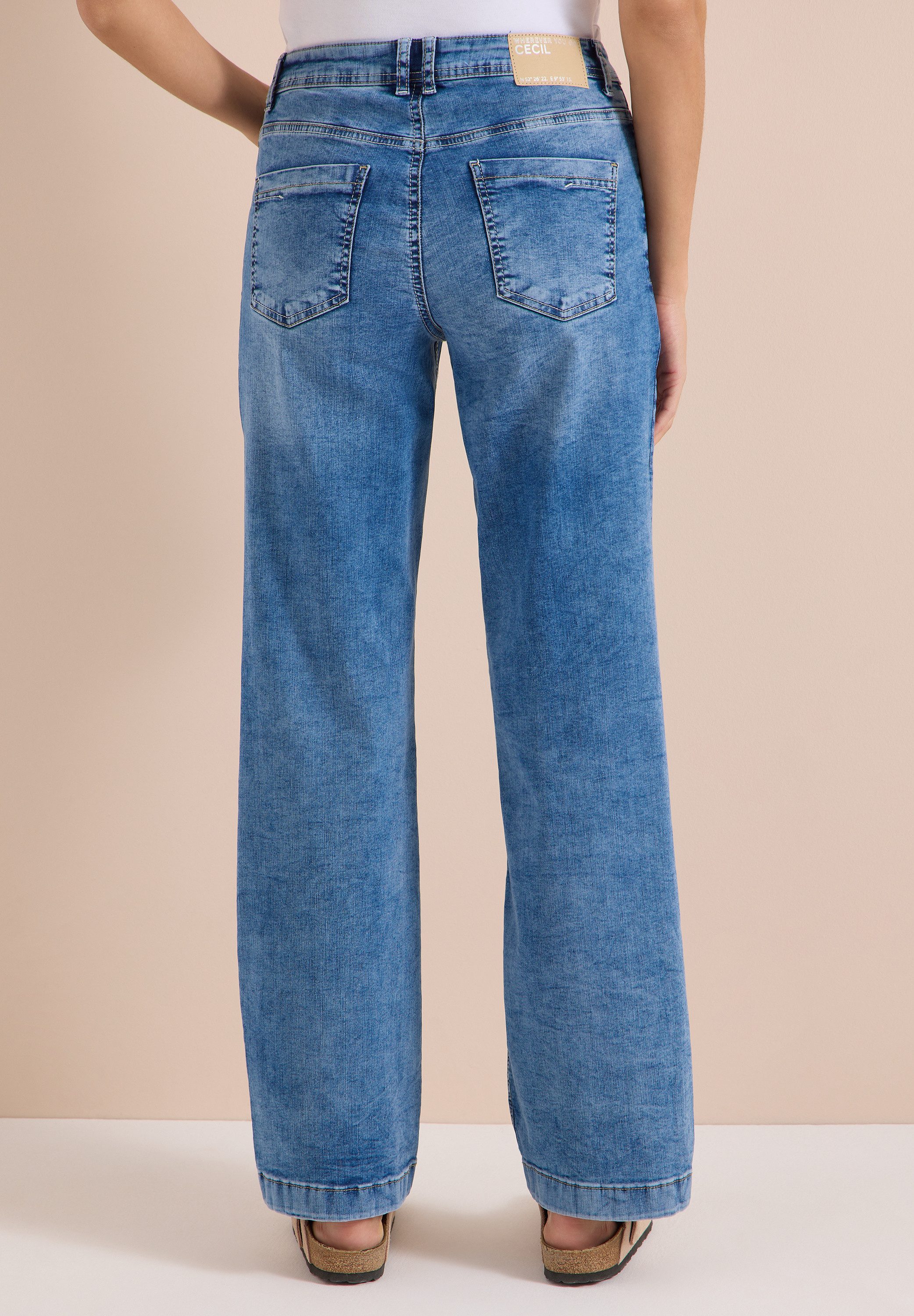 CECIL Loose-fit-Jeans 5-Pocket-Style