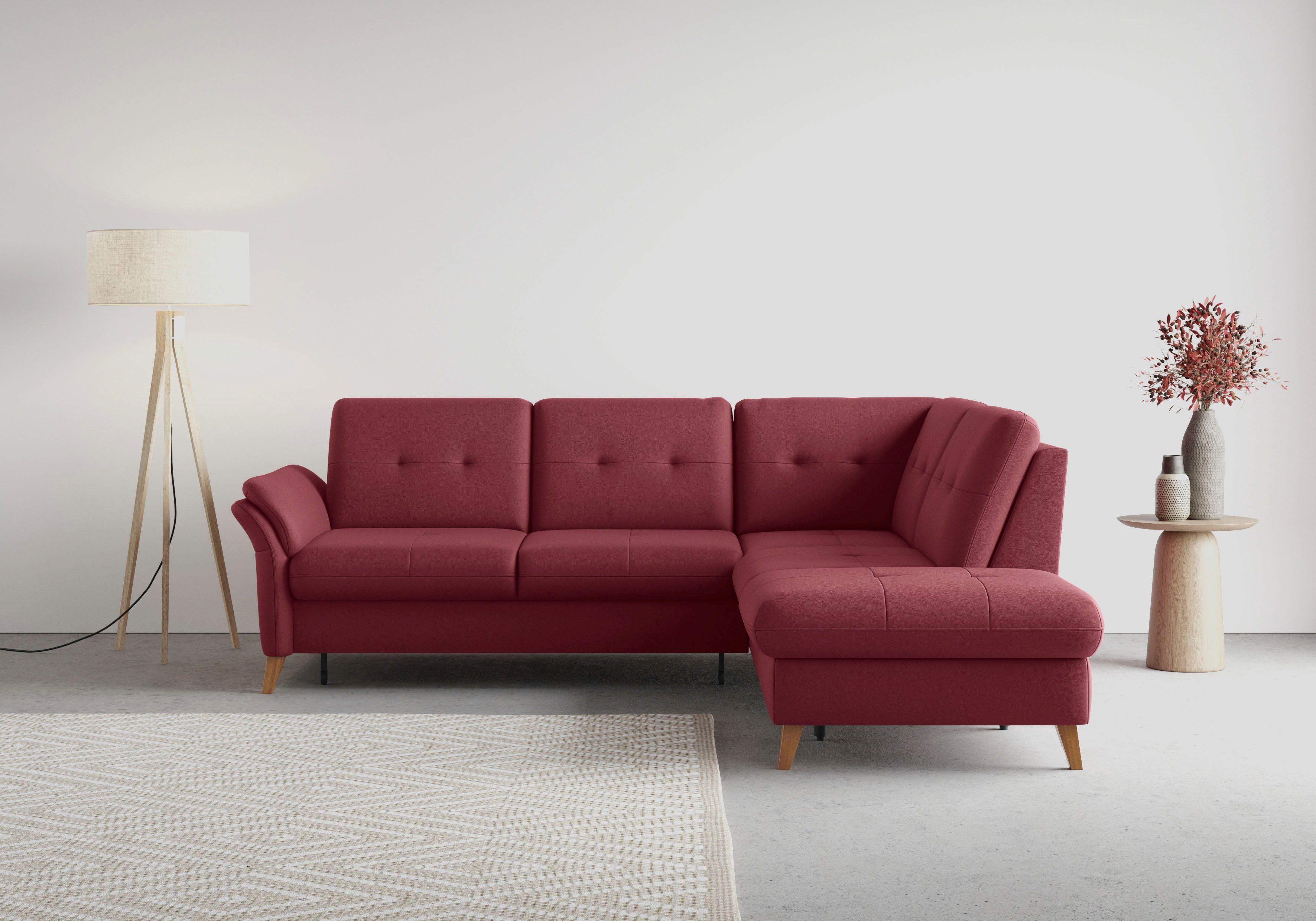 sit&more Ecksofa Göteborg, inkl. Sitztiefenverstellung, wahlweise günstig online kaufen