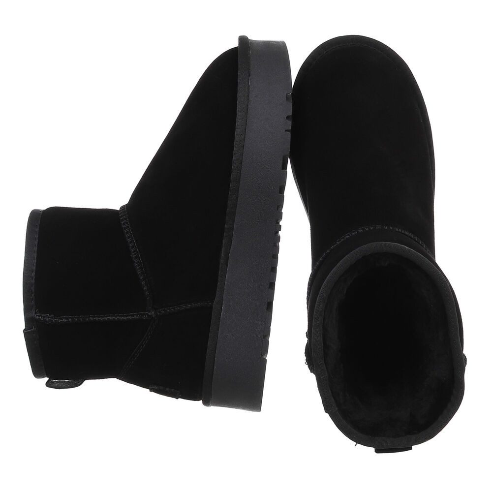 Ital-Design Echte Lederstiefel für Damen – Bequem und Stylish Snowboots (88 günstig online kaufen