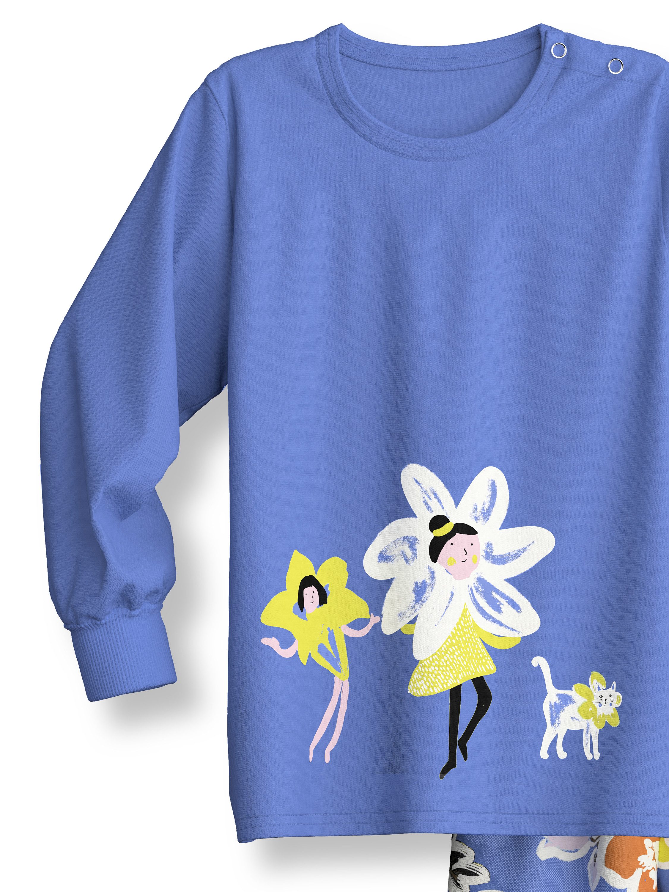 CALIDA Pyjama Toddlers Flowers Kinder (2 tlg)