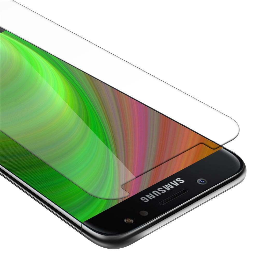Cadorabo Schutzfolie Tempered, (Samsung Galaxy J7 2018, 1-St), Schutzglas  Panzer Folie (Tempered) Display-Schutzglas mit 3D Touch