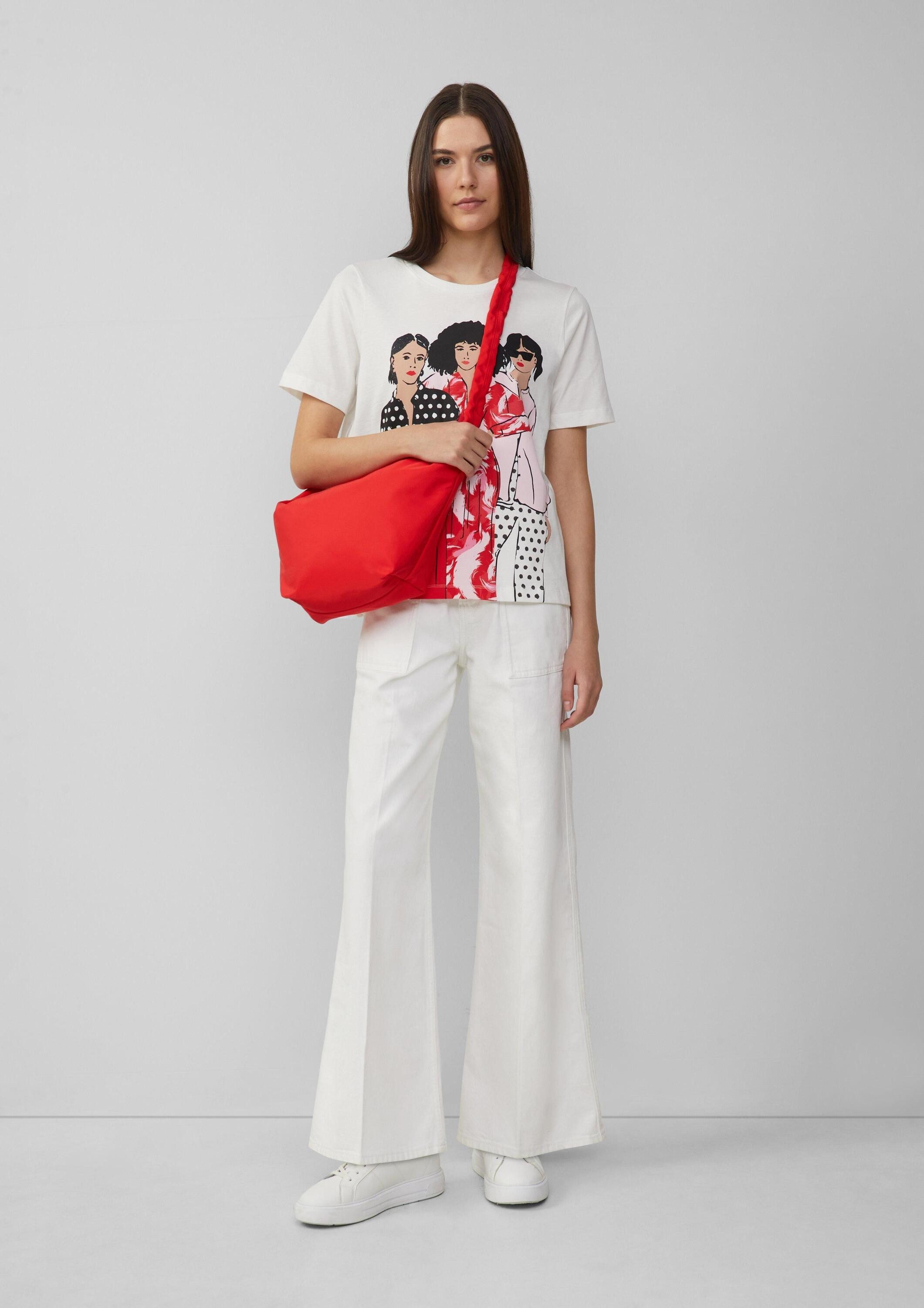 s.Oliver Umhängetasche Tasche, Crossbody-Bag mit gerafftem Schultergurt