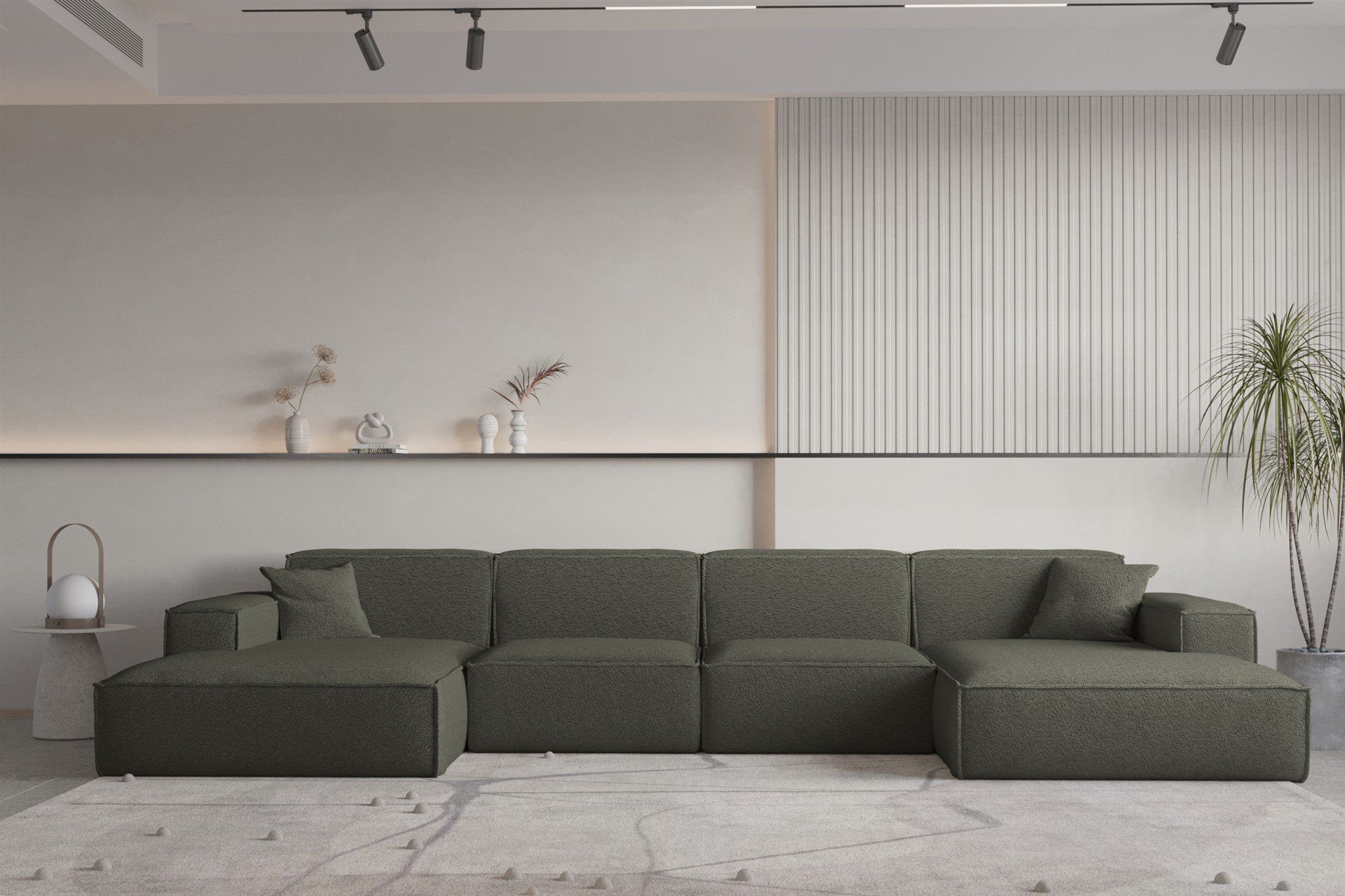 Fun Möbel Wohnlandschaft U-Form CELES PREMIUM, günstig online kaufen