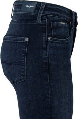Pepe Jeans Röhrenjeans REGENT in Skinny Passform mit hohem Bund aus seidig bequemem Stretch Denim