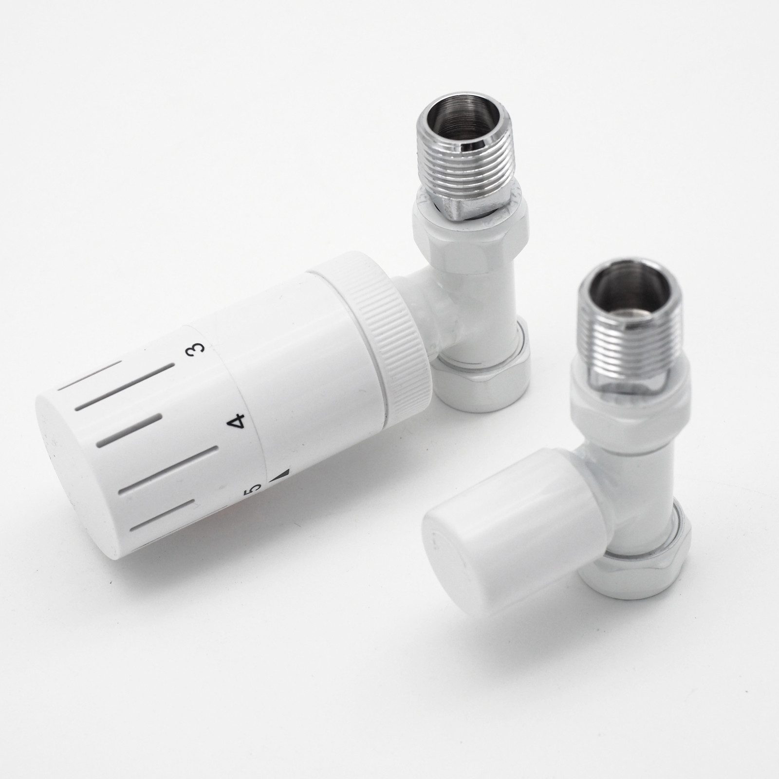 WITEN&NOCK Heizkörperthermostat VentileThermostatventile Set 1/2'' für Heizung Seitenanschluss