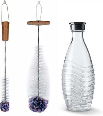 FIDDY Reinigungspinsel Flaschenbürste für Glasflaschen, 2 Stück Flaschenbürste für Sanfte