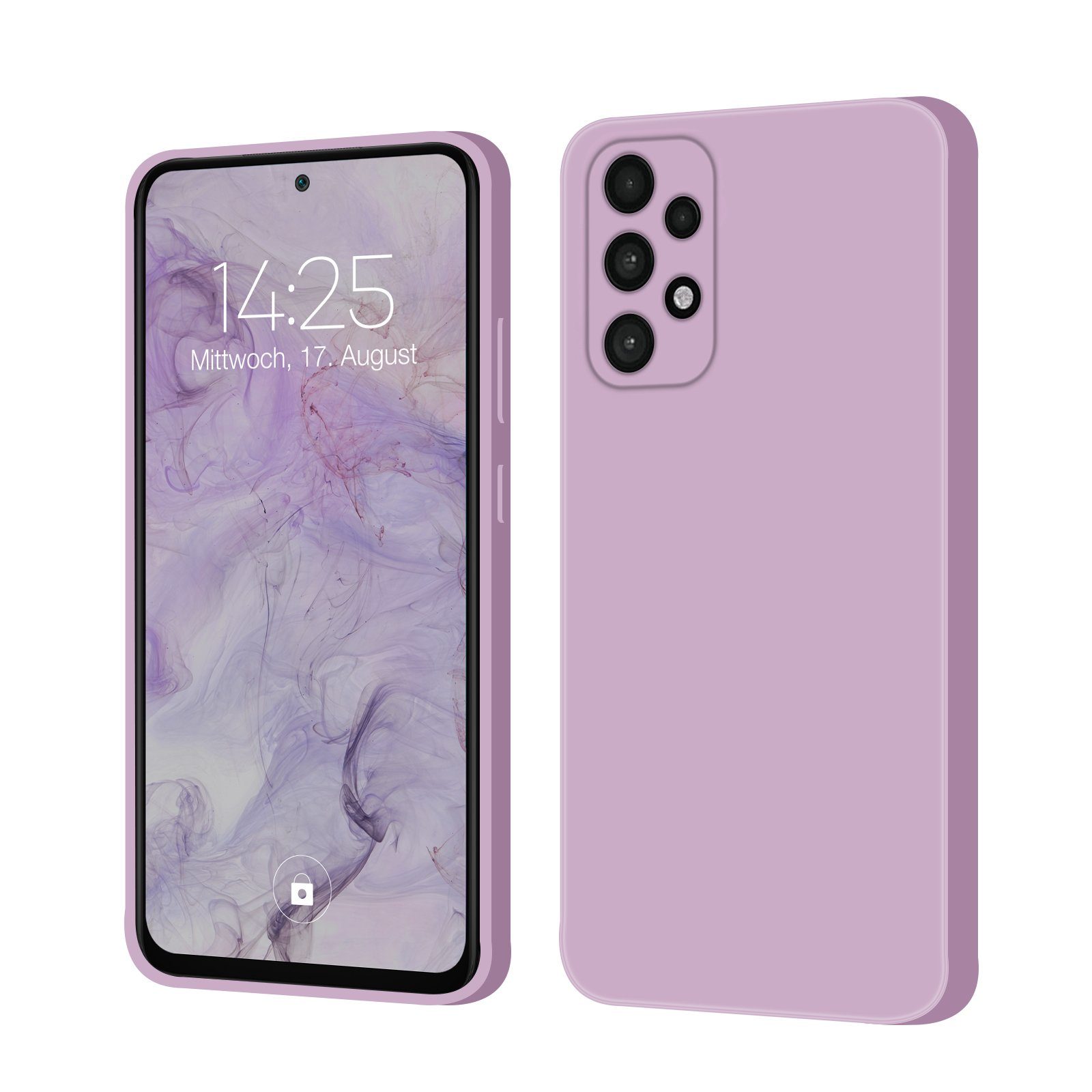 Tec-Expert Handyhülle Handy Hülle für Samsung Galaxy A52s 5G, Cover Bumper Case viele Farben wahlweise mit Glas