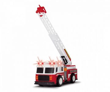Dickie Toys Spielzeug-Krankenwagen Feuerwehr Feuerwehrauto mit Licht Sound Leiter ausziehbar und drehbar