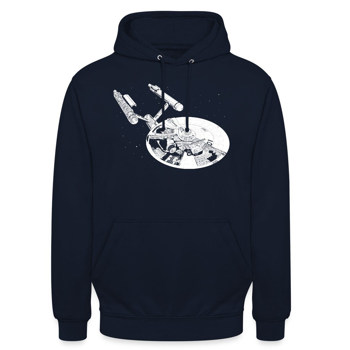 Spreadshirt Hoodie Star Trek The Original Series USS Enterprise Unisex Hoodie (1-tlg)