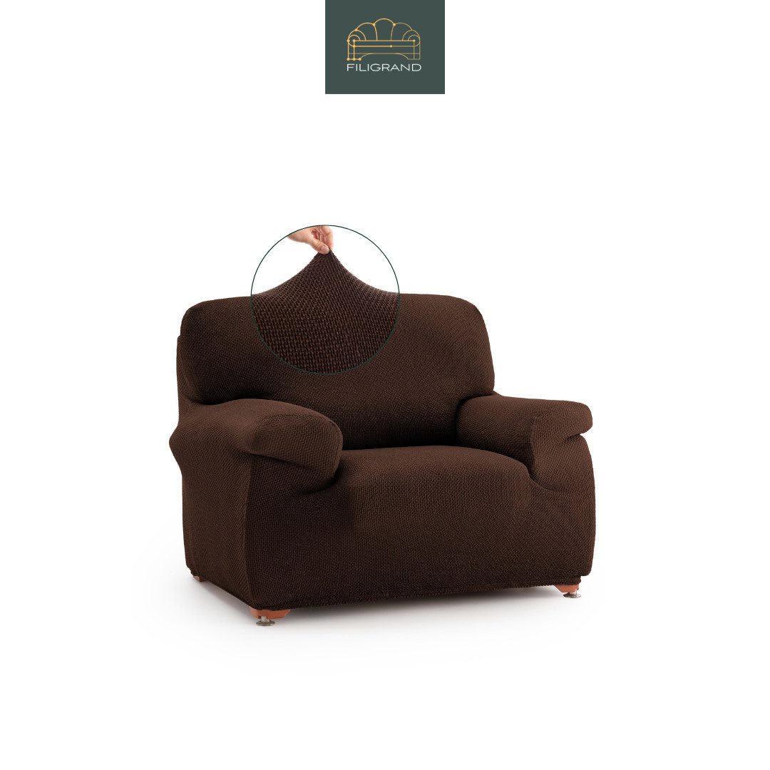 Belmarti Sesselhusse Bezug für Sessel, Relaxsessel, Ohrensessel made in Spain, elastisches Material, hochwertiger und langlebiger Baumwollmix