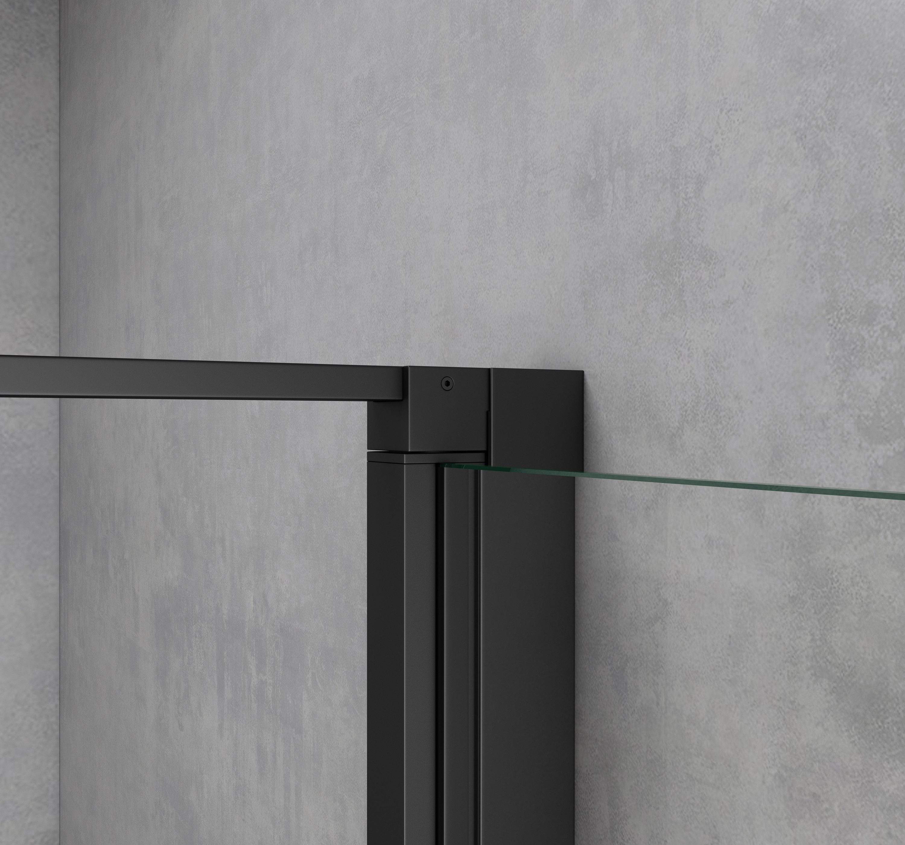 doporro corner shower enclosure, tempered safety glass with nano-coating, H: 195cm Rav36-P, WxD: 75x80 cm, single-pane safety glass