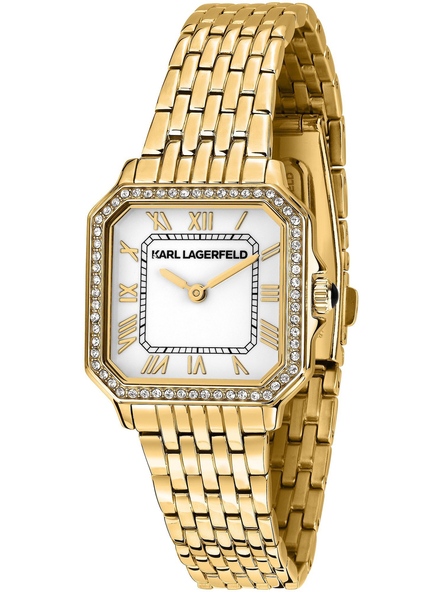 KARL LAGERFELD Quarzuhr Karl Lagerfeld Damen-Uhren Analog Quarz, Klassikuhr