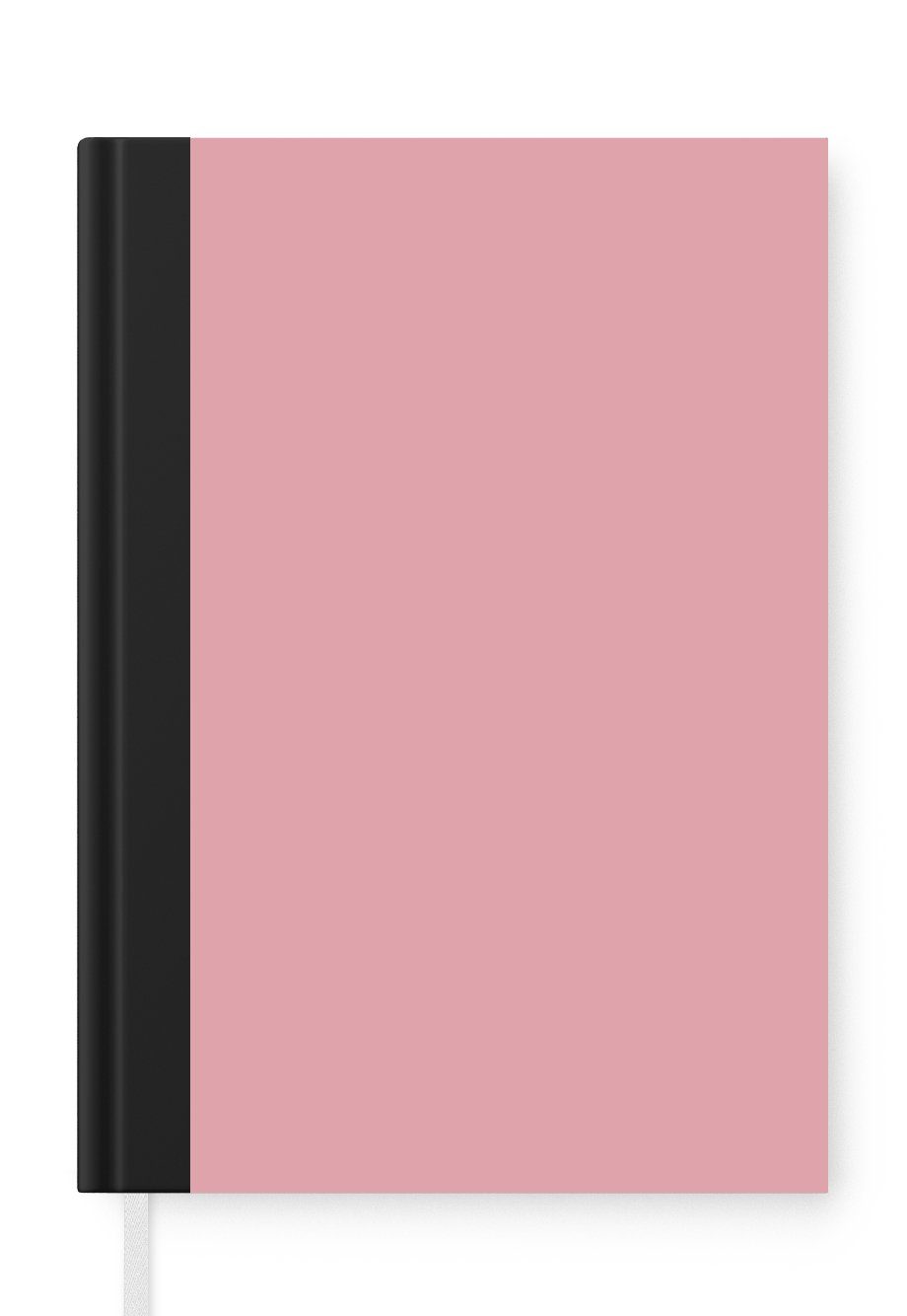 MuchoWow Notizbuch Rosa - Farben - Innenraum - Einfarbig - Farbe, Journal, Merkzettel, Tagebuch, Notizheft, A5, 98 Seiten, Haushaltsbuch | Notizbücher