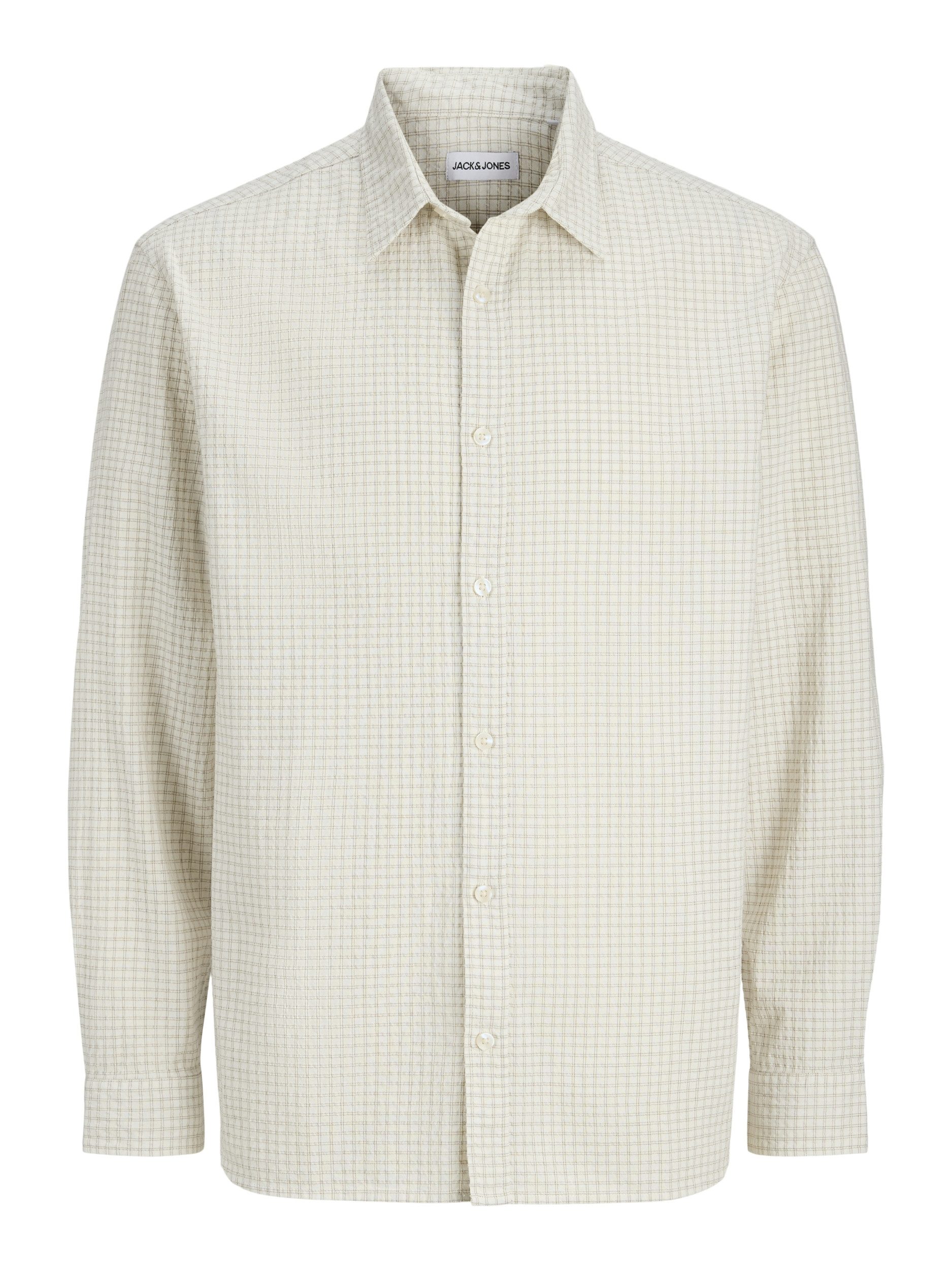 Jack & Jones T-Shirt JJCONRAD CHECK SEERSUCKER SHIRT LS, String