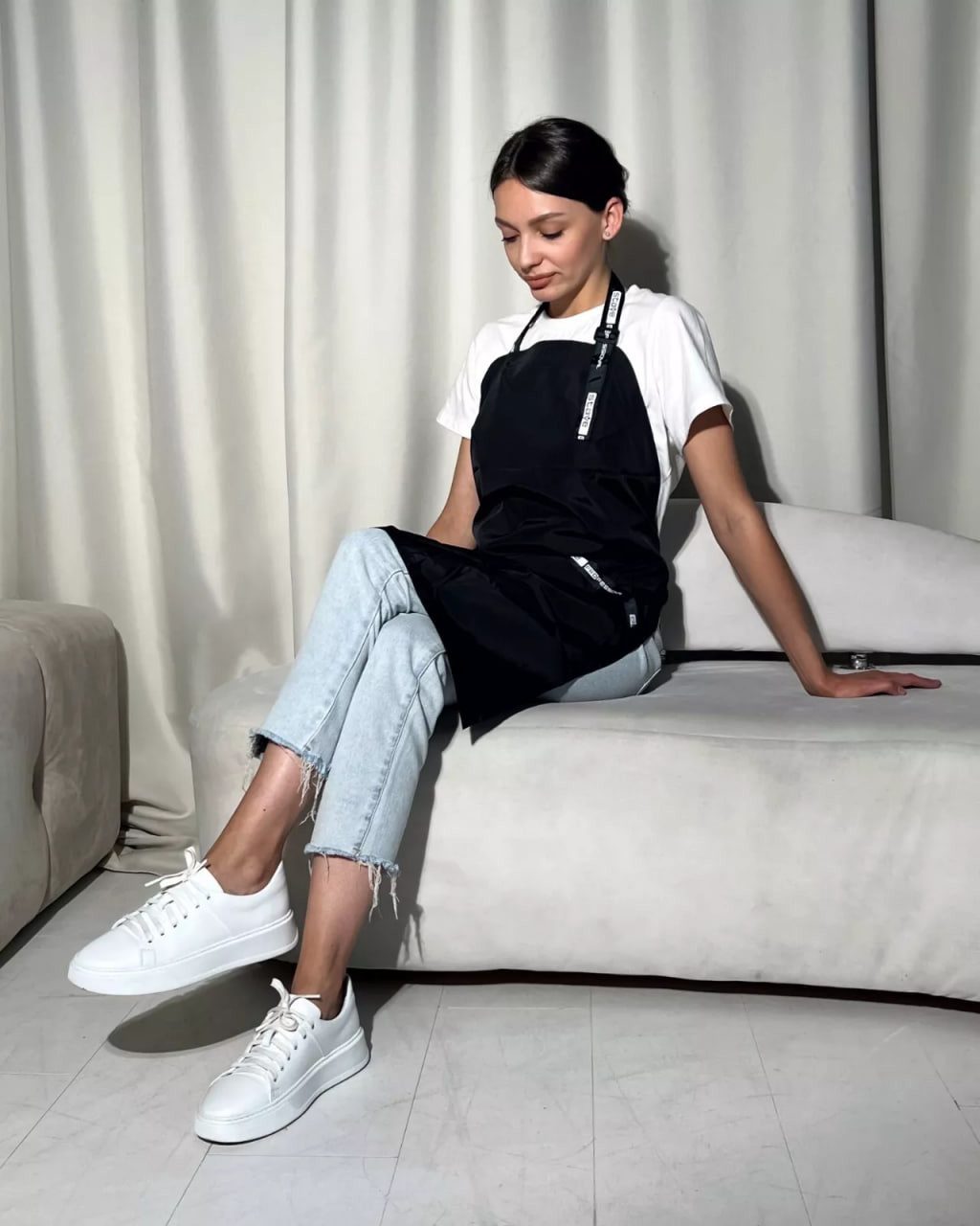 STM Company Kittelschürze Schürze "Aleks" Elegante günstig online kaufen