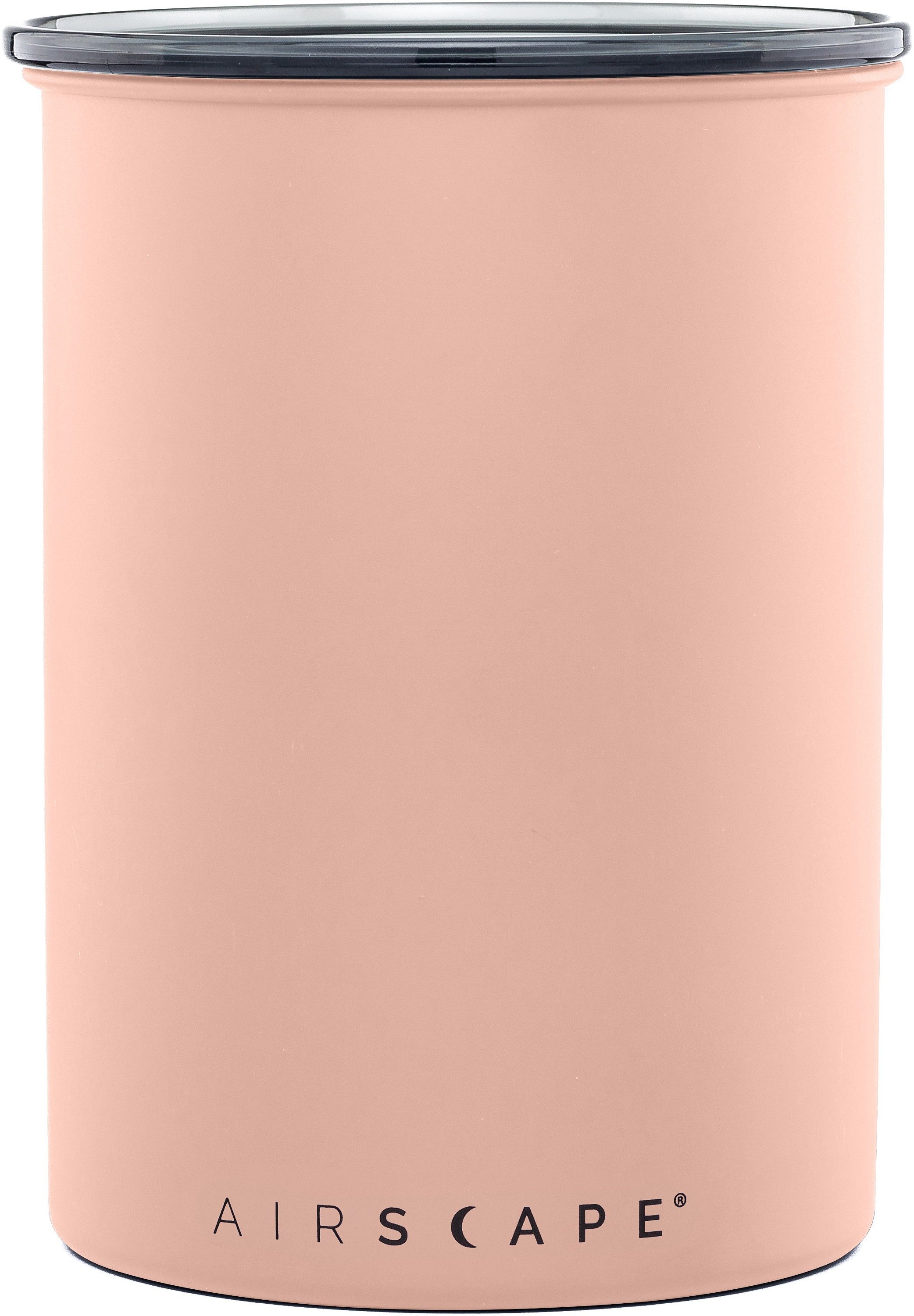 AIRSCAPE Aufbewahrungsdose Airscape Edelstahl Kaffeedose Vorratsdose luftdicht 1893ml altrosa