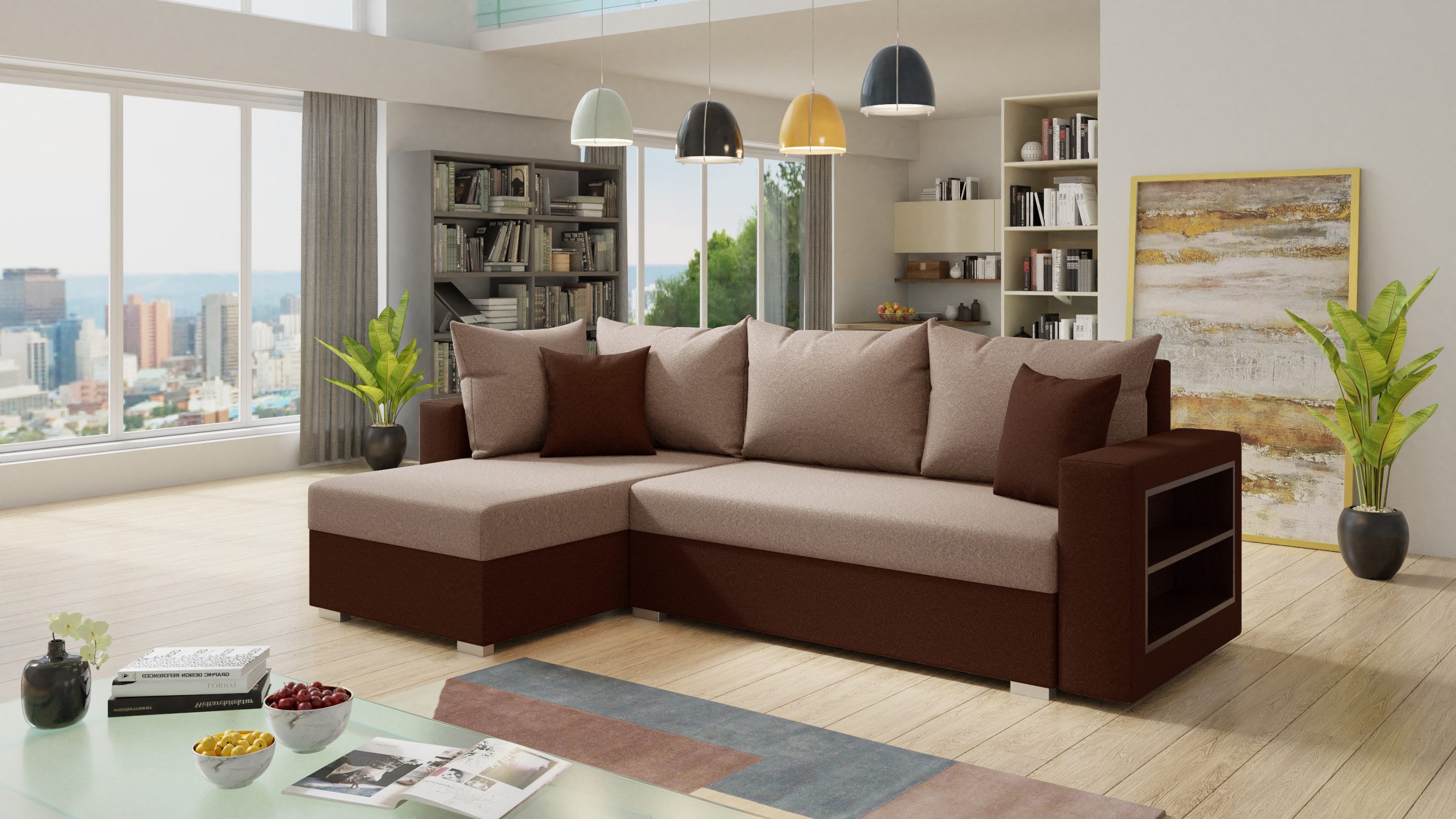 Sofnet Ecksofa Lord, mit Schlaffunktion und günstig online kaufen