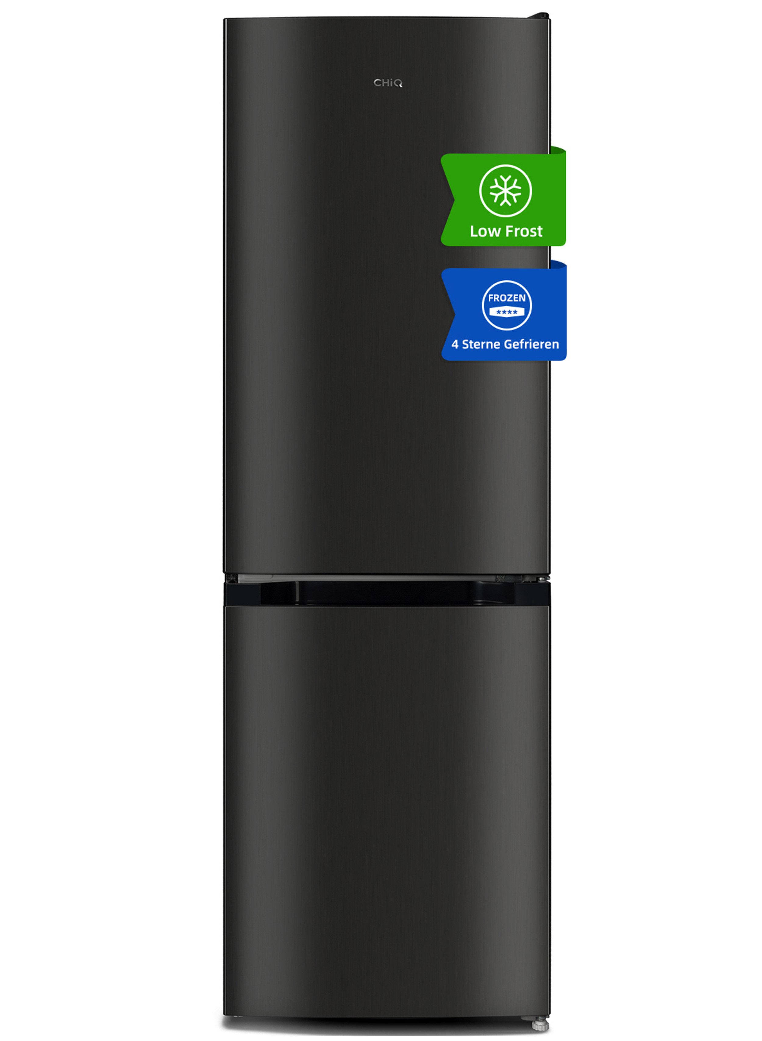 CHiQ Kühl-/Gefrierkombination Low Frost FBM157L42, 144 cm hoch, 47.4 cm breit, 157L Kühlschrank,12 Jahre Garantie auf den Kompressor