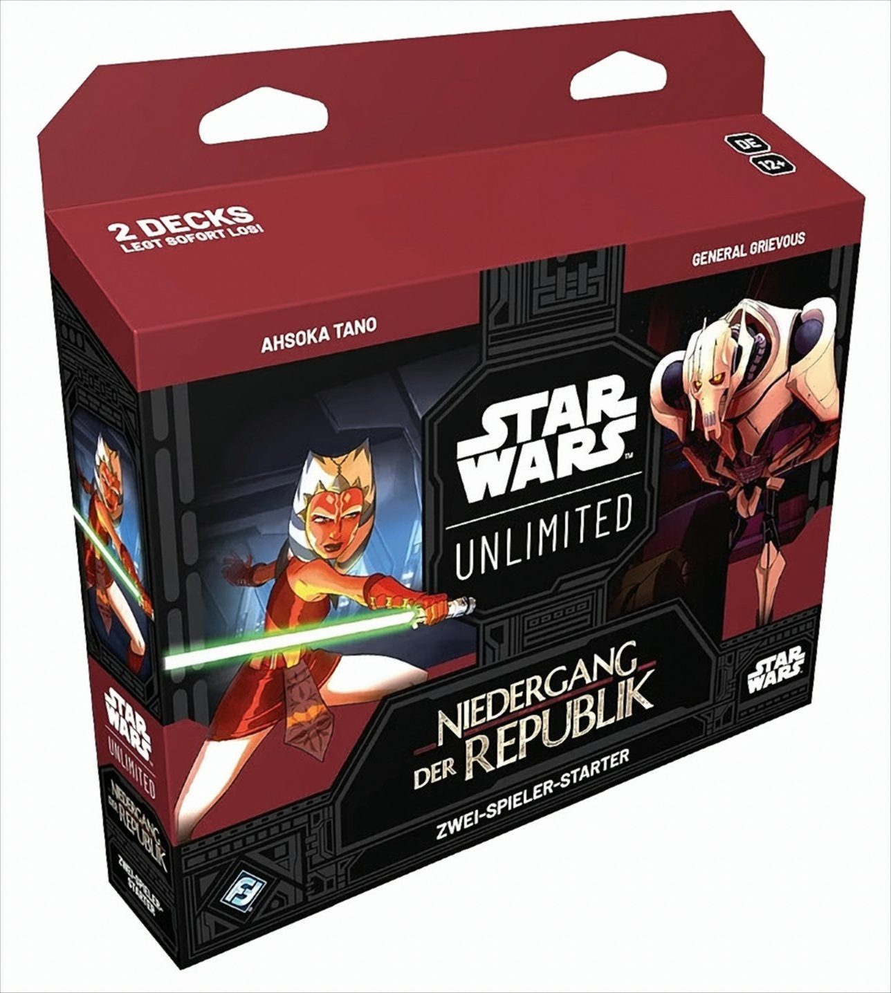 Asmodee Sammelkarte Star Wars Unlimited Niedergang der Republik Deck Deutsch