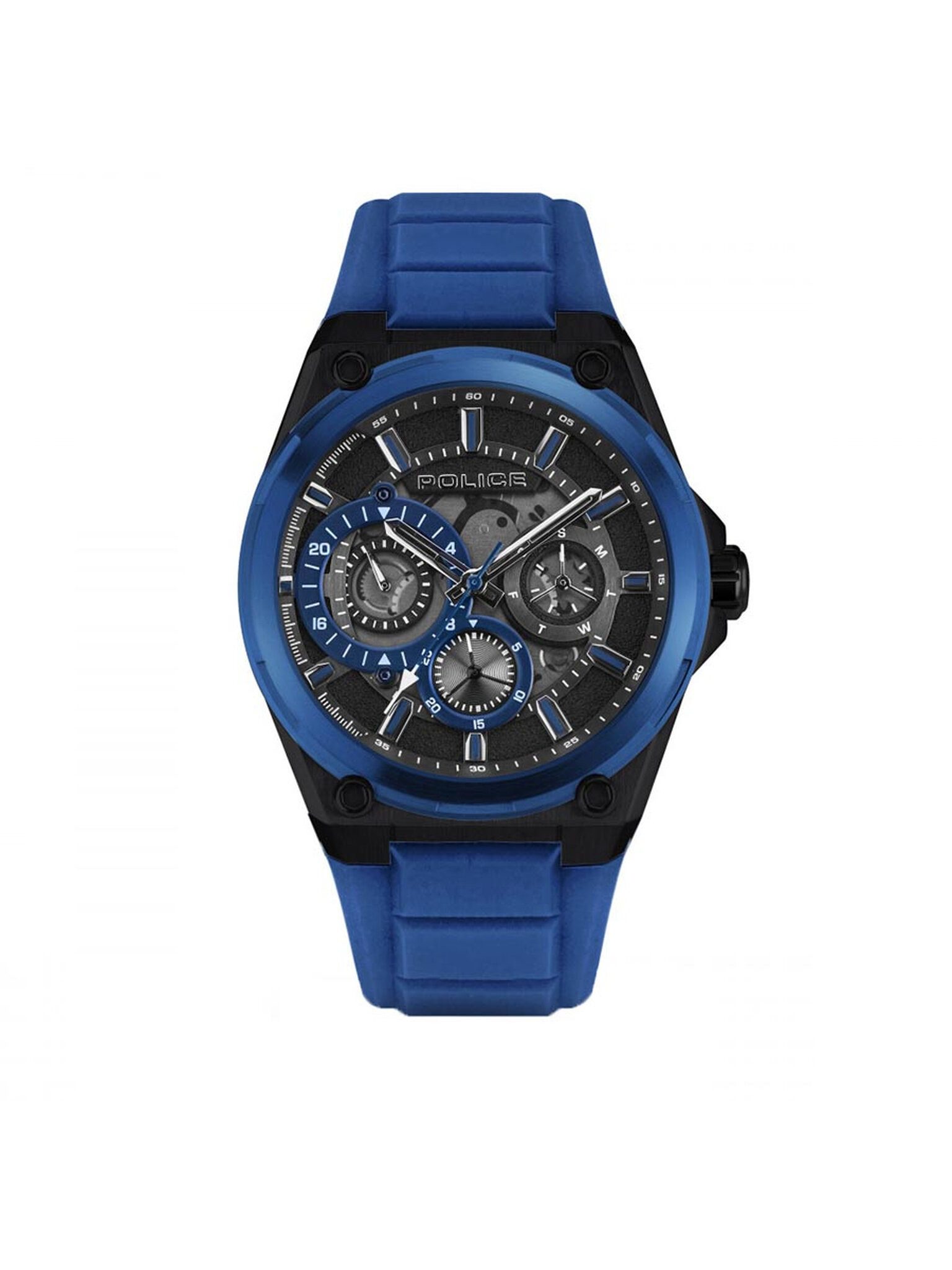 Police Quarzuhr Uhr Salkantay PEWJQ2203240 Navy/Navy