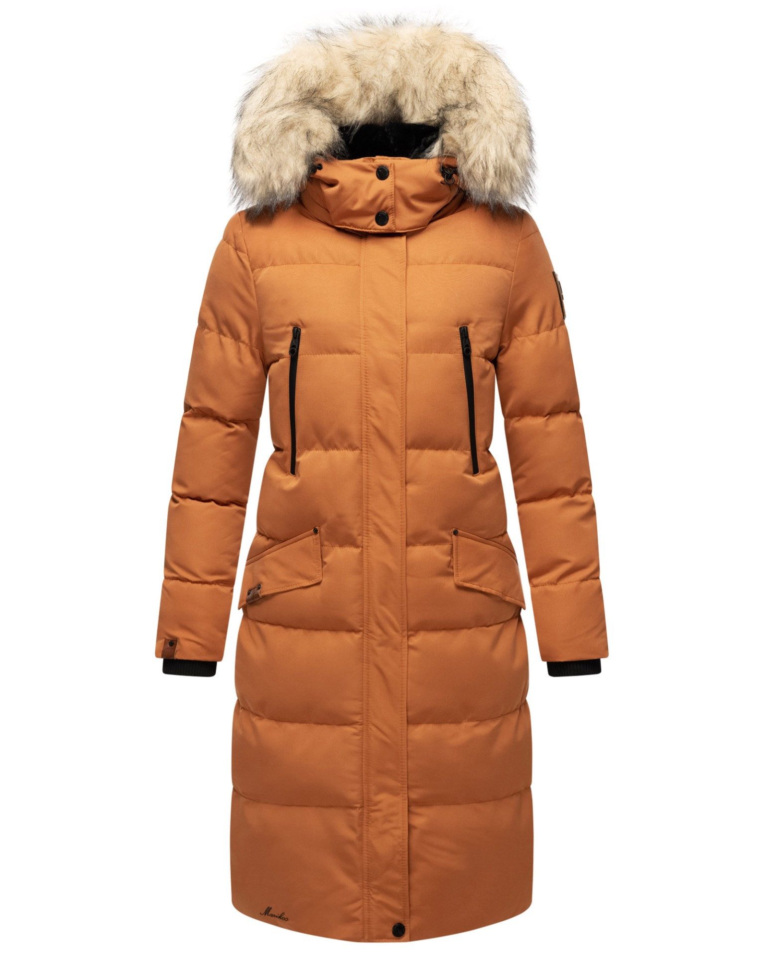 Marikoo Schneejacke langer Parka mit abnehmbarer günstig online kaufen