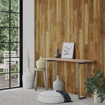vidaXL Wandpaneel Wandpaneele Holzoptik Braun PVC 4,12 m² Wandverkleidung