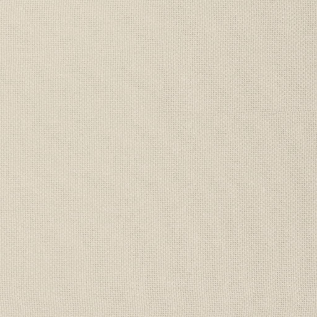 vidaXL Schaukelstuhl Schaukelstuhl Creme Stoff (1 St)