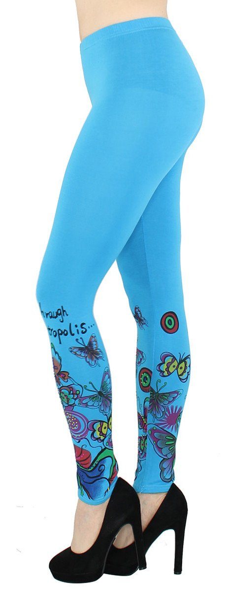 dy_mode Leggings Bunt geblümte Damen Leggings günstig online kaufen