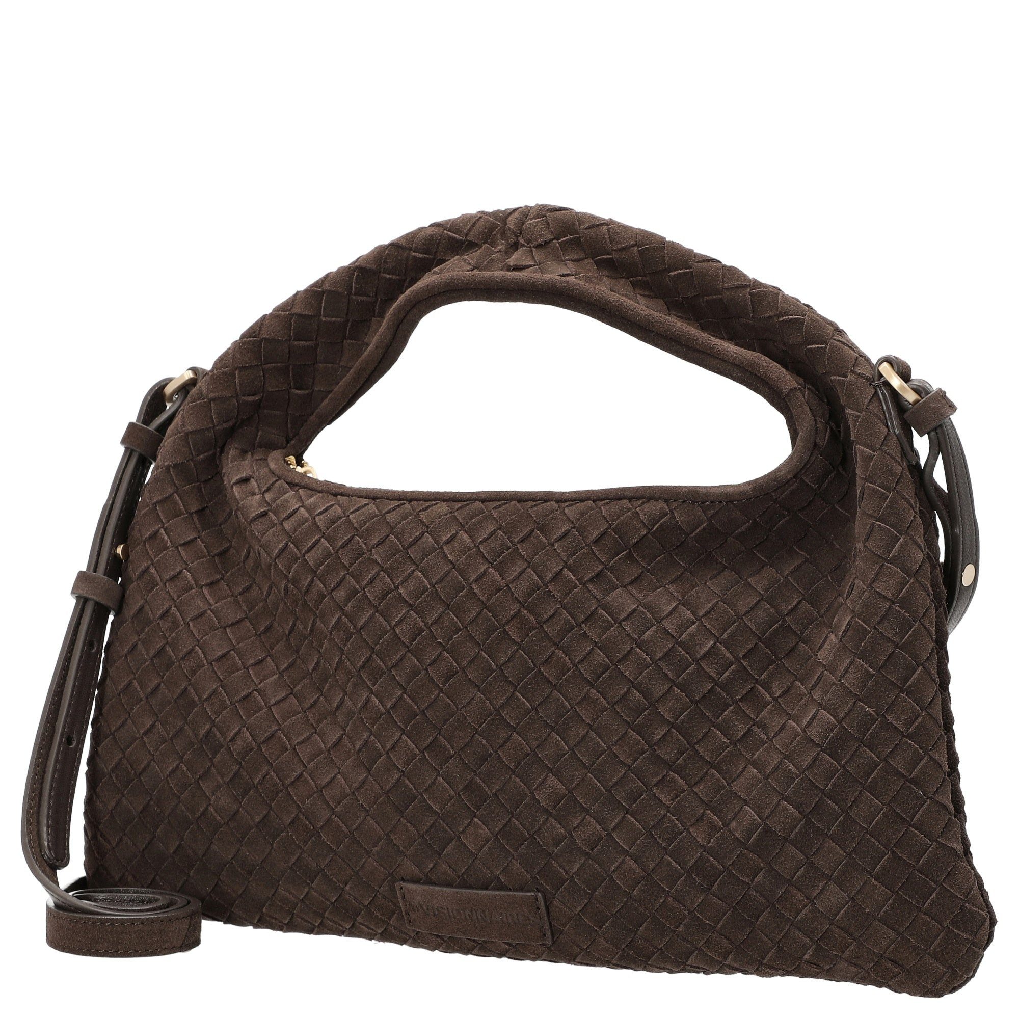Les Visionnaires Henkeltasche Sadie Weave Cozy - Henkeltasche (dark brown) günstig online kaufen