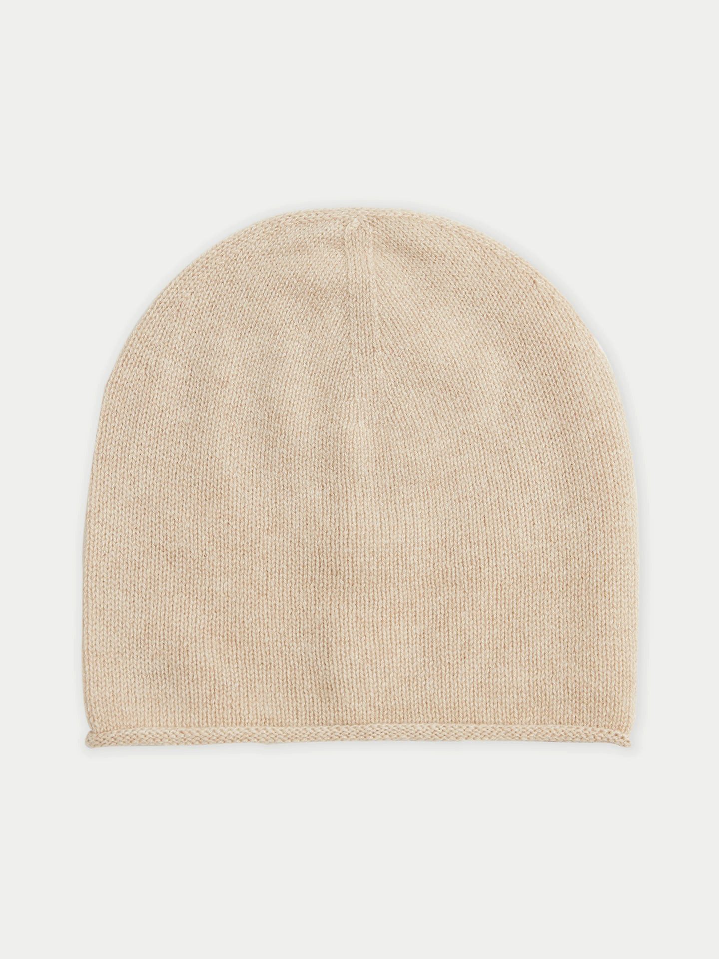 GOBI Cashmere Rundhalspullover Naturfarbe 99€ Kaschmir-Set aus Pullover und Mütze