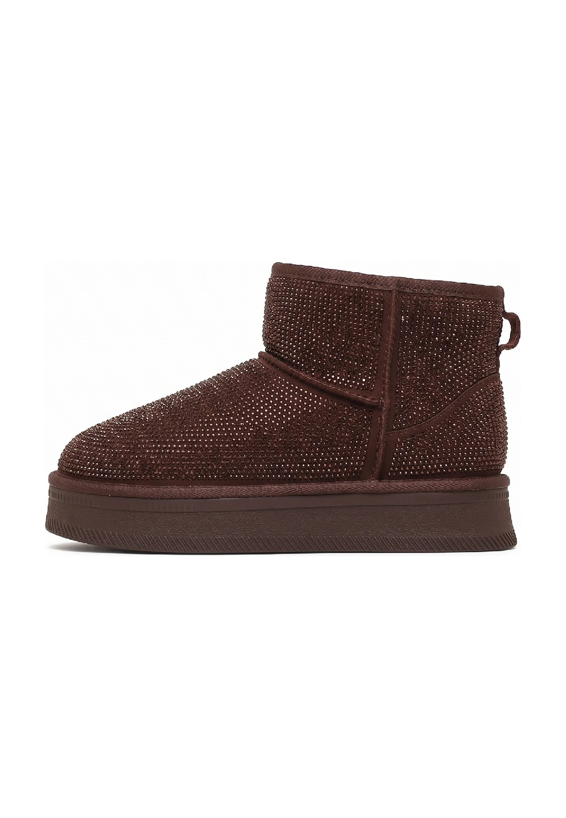 Derimod Plateau-Stiefeletten Aus Textil Mit Verzierung Ankleboots