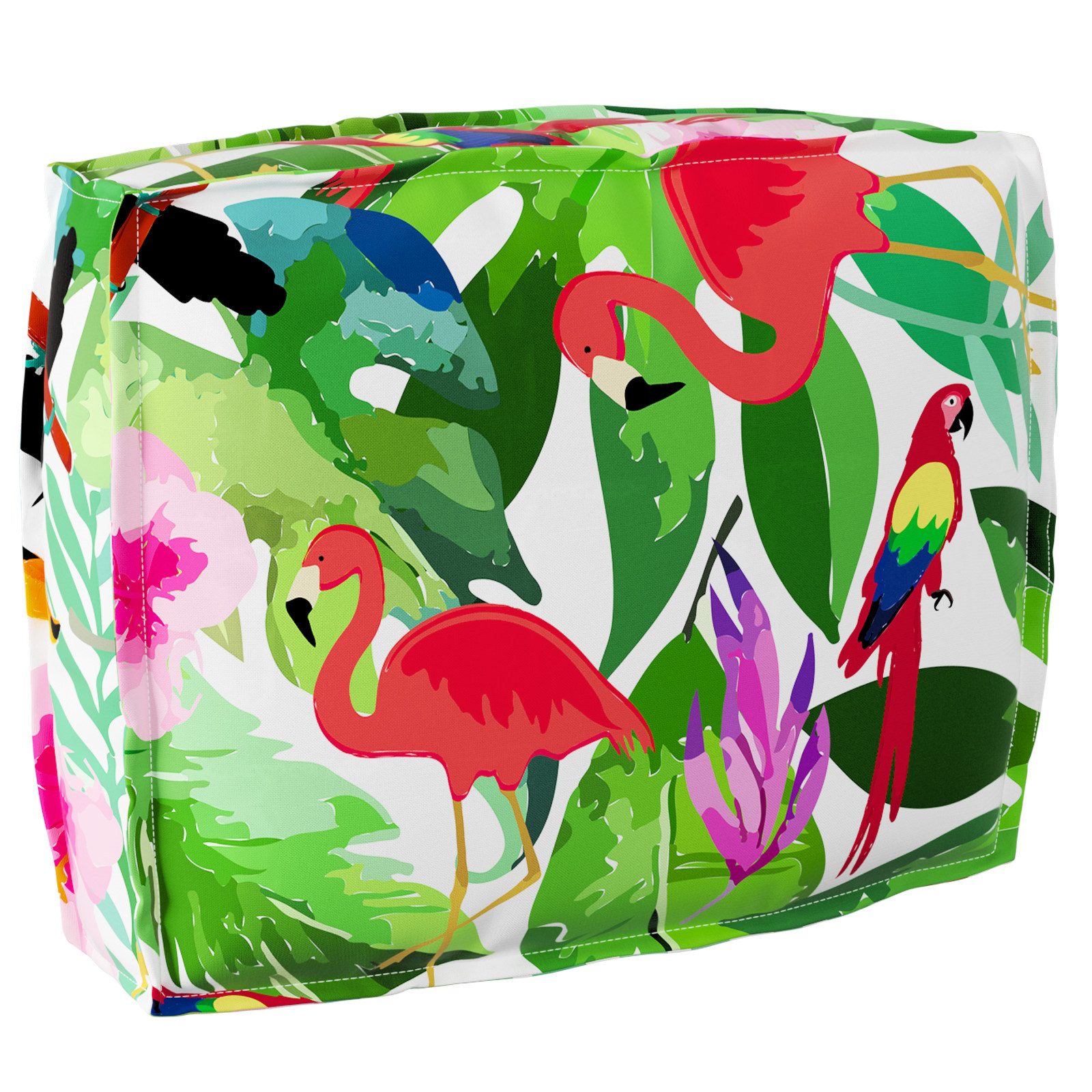 vidaXL Sitzauflage Paletten-Rückenkissen Dschungel 50x40x12 cm günstig online kaufen