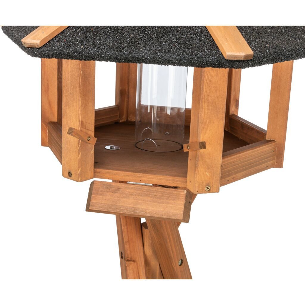 TRIXIE Vogelhaus Futterhaus - braun - ø 56 × 32 cm/1,32 m