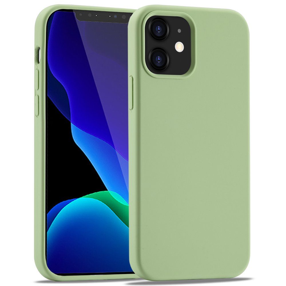 FITSU Handyhülle Silikon Case für Apple iPhone 11 Hülle 6,1 Zoll, Schlanke Handyschale Soft Case Schutzhülle mit Kameraschutz Slim Cover