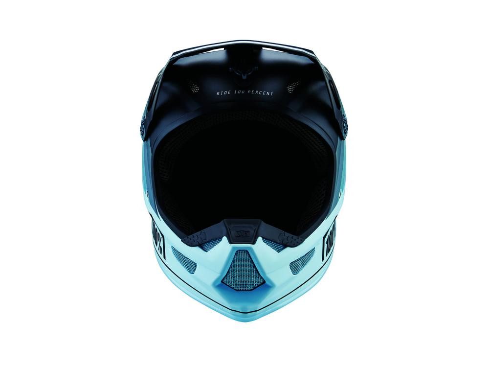 100% Fahrradhelm 100% Status helmet XL Decline Grey - leichter Fullface-Helm mit Top-Sc