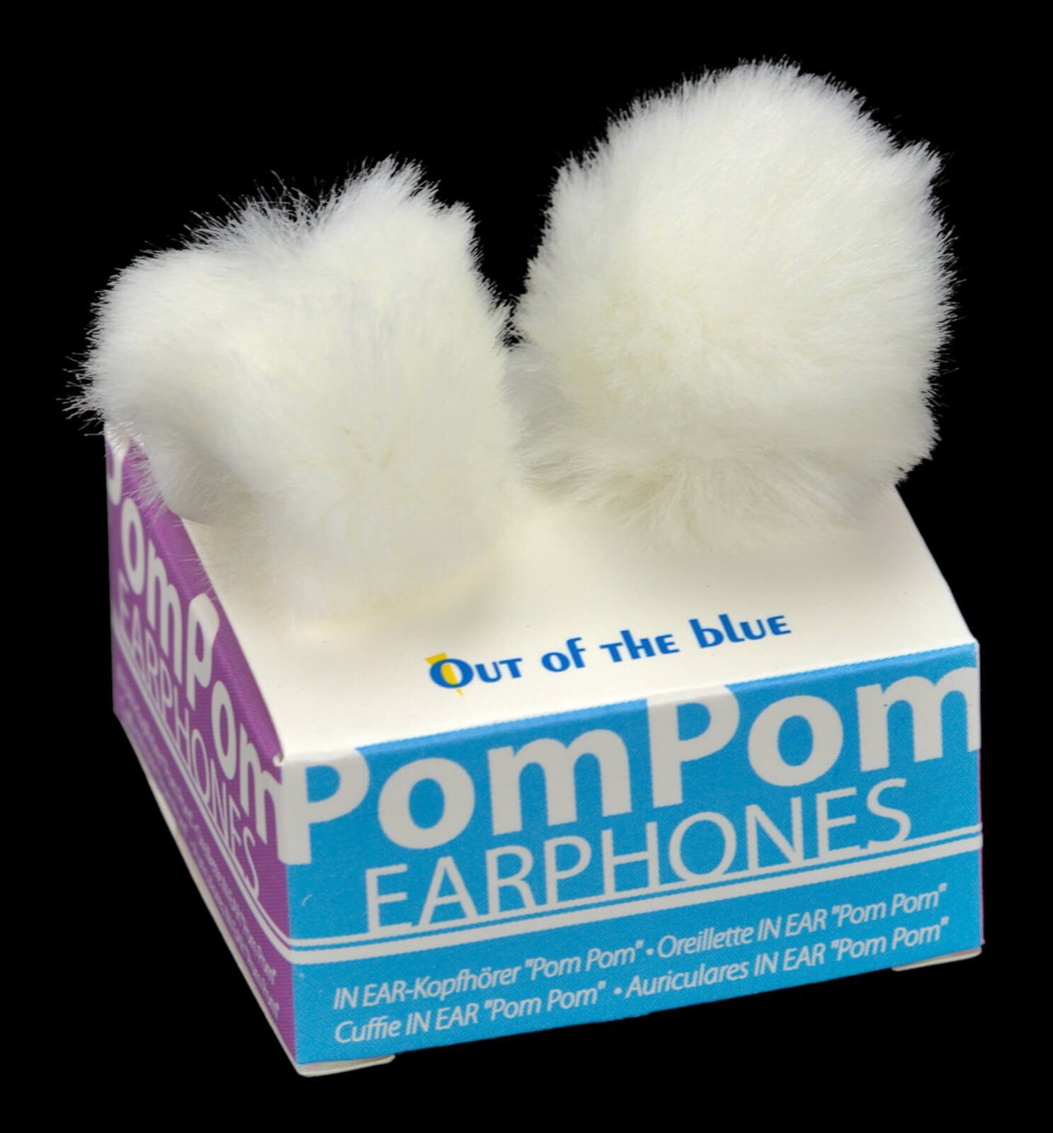 Ear Out Pom Farbe: Kopfhörer In weiß - Blue of the Pom In-Ear-Kopfhörer