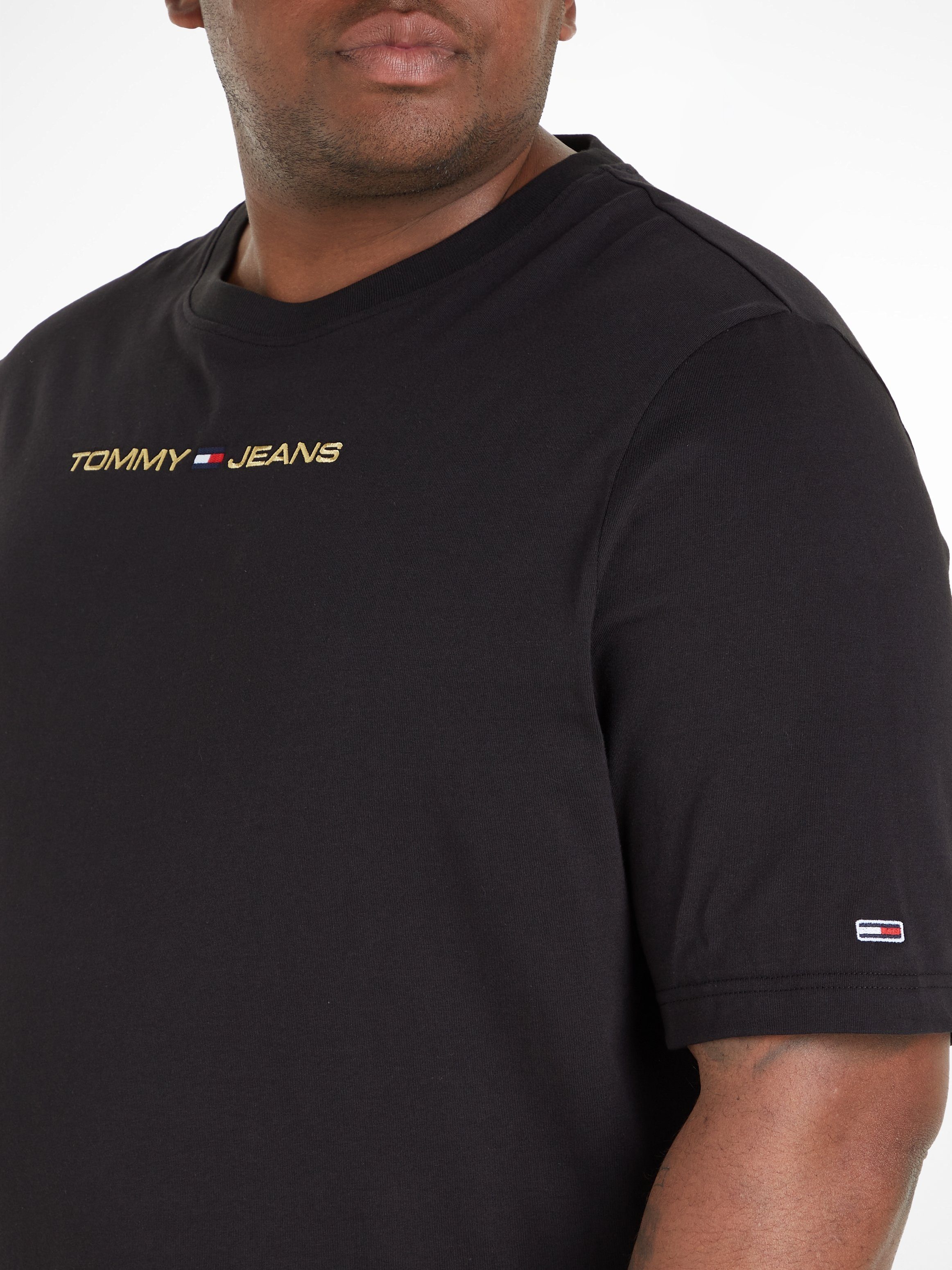 Tommy Jeans Plus T-Shirt TJM PLUS CLSC TEE GOLD LINEAR