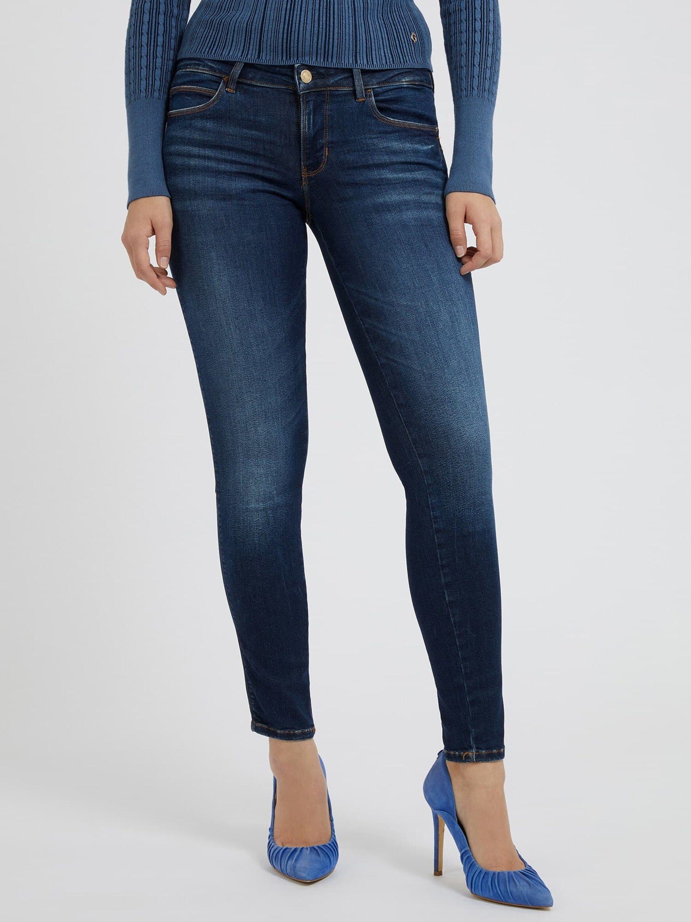 Guess Skinny-fit-Jeans Curve X (1-tlg) Plain/ohne günstig online kaufen