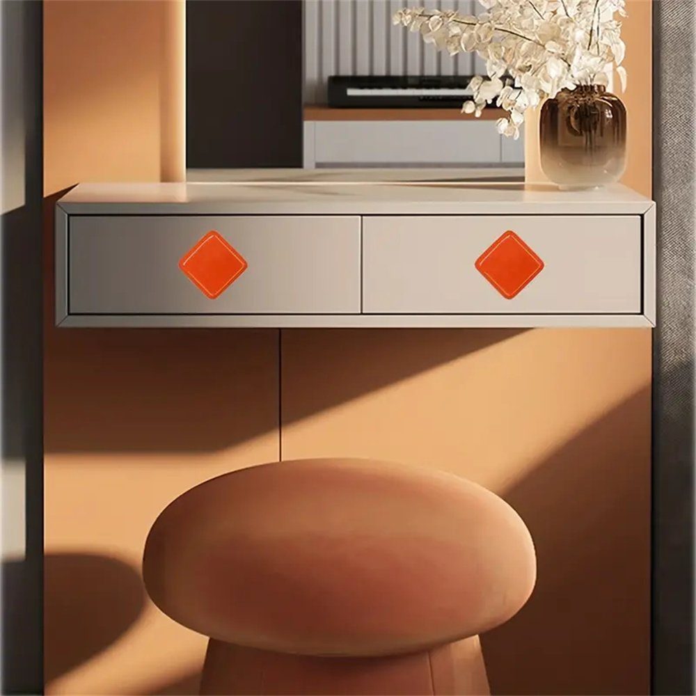 TUABUR Möbelgriff Quadratische für Schränke, Keramikknöpfe Dekorative Türen Griffe und