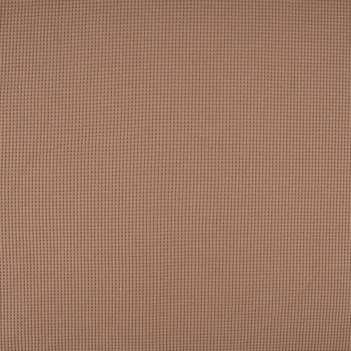 Thumbnail - SCHÖNER LEBEN. Stoff Organic Bio Waffeljersey Waffelstrick einfarbig taupe 1,45m Breite, allergikergeeignet