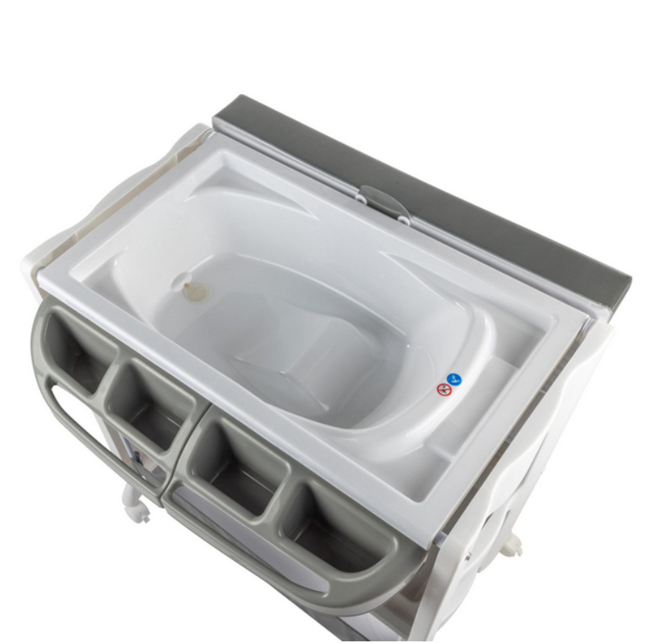 Bebeconfort Wickeltisch Bebeconfort Dolphy Wickelkommode & Badewanne, mobiler 2-in-1 Wickel- &, 2-in-1: Badewanne und Wickeltisch Mehrere Aufbewahrungsfächer Le – Bild 4 von 5