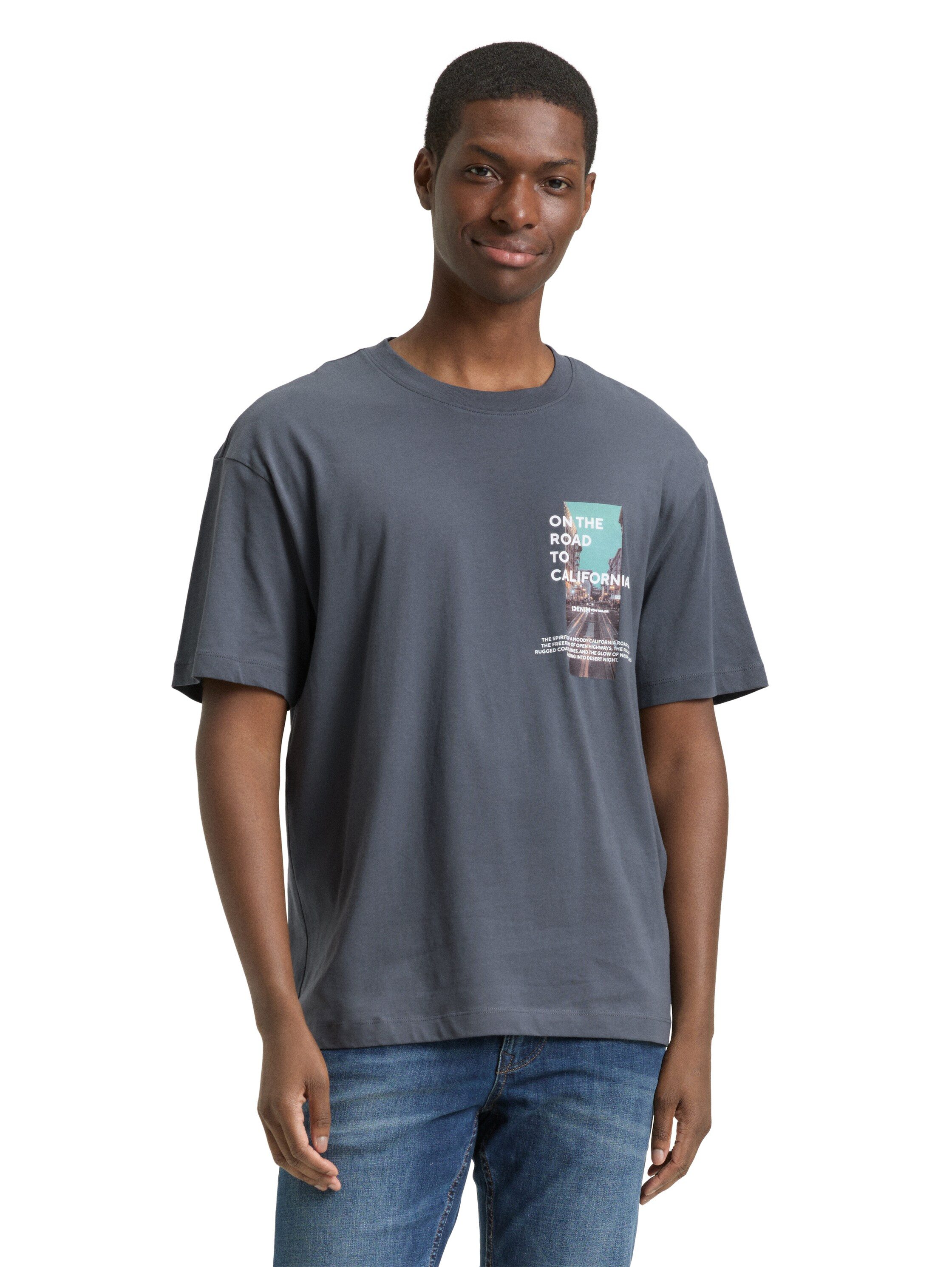 TOM TAILOR Denim T-Shirt mit Fotoprint günstig online kaufen