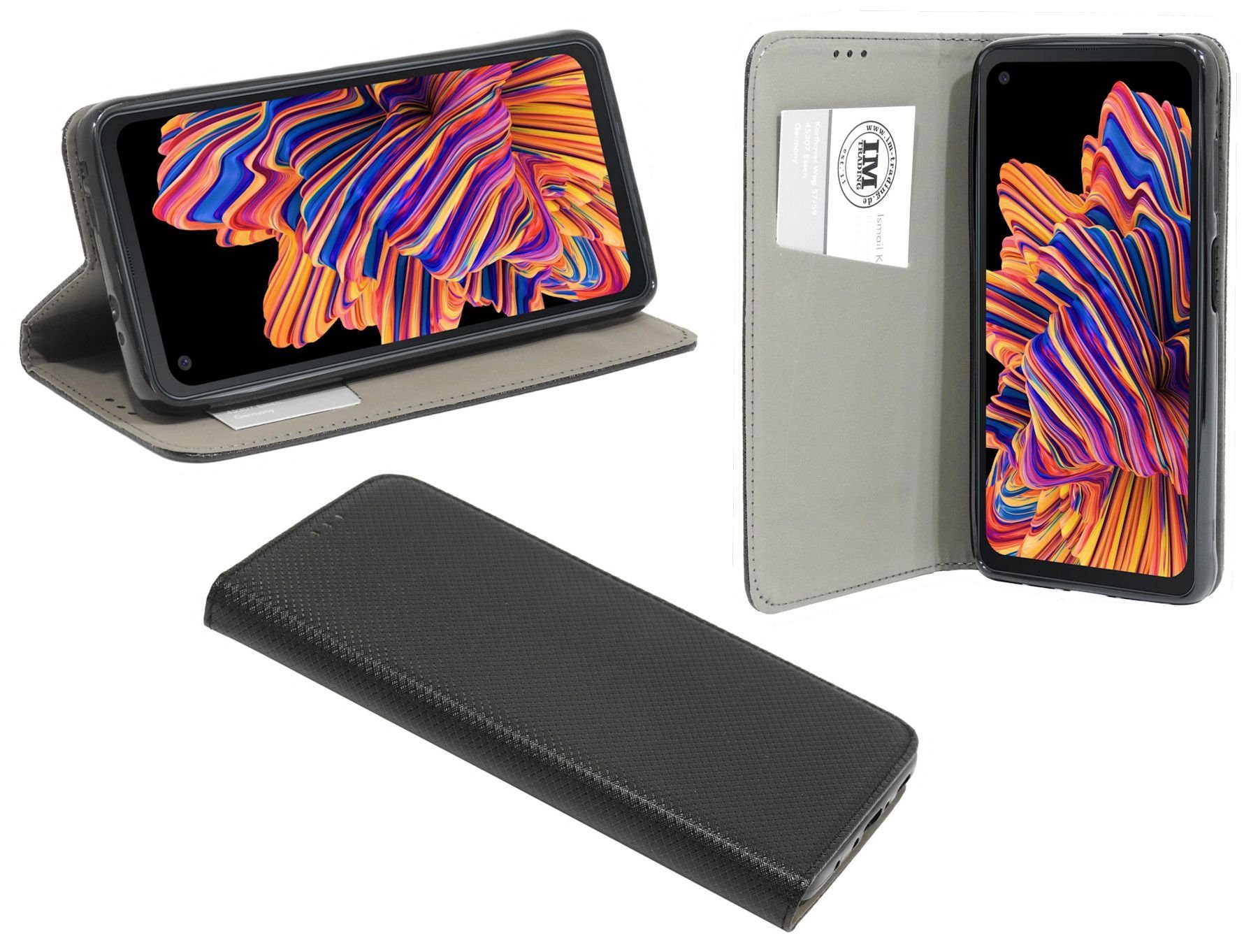 cofi1453 Smartphone-Hülle Buch Tasche "Smart" für Samsung Galaxy Xcover 6 Pro