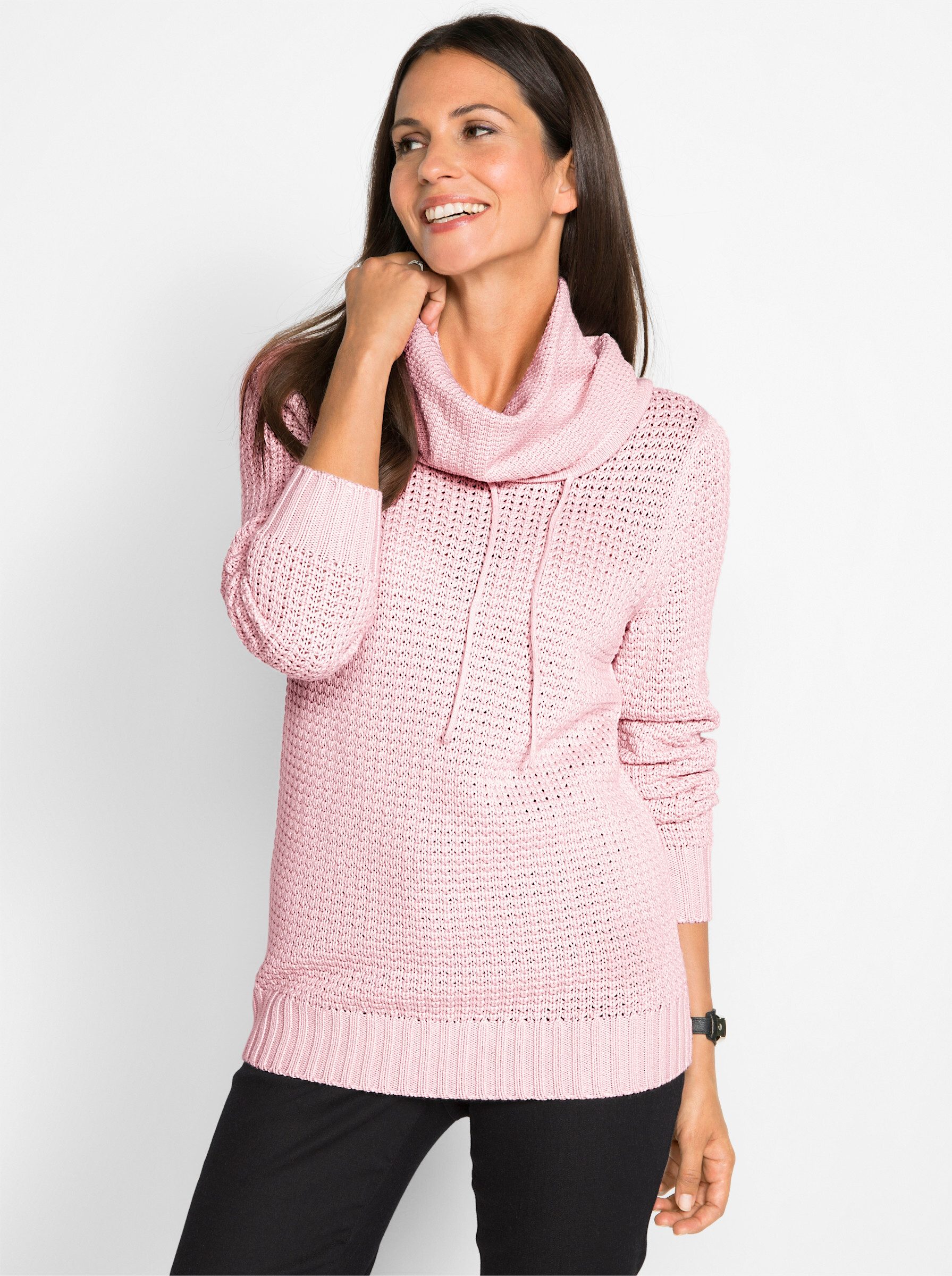 Witt Strickpullover Pullover Langarm Struktur