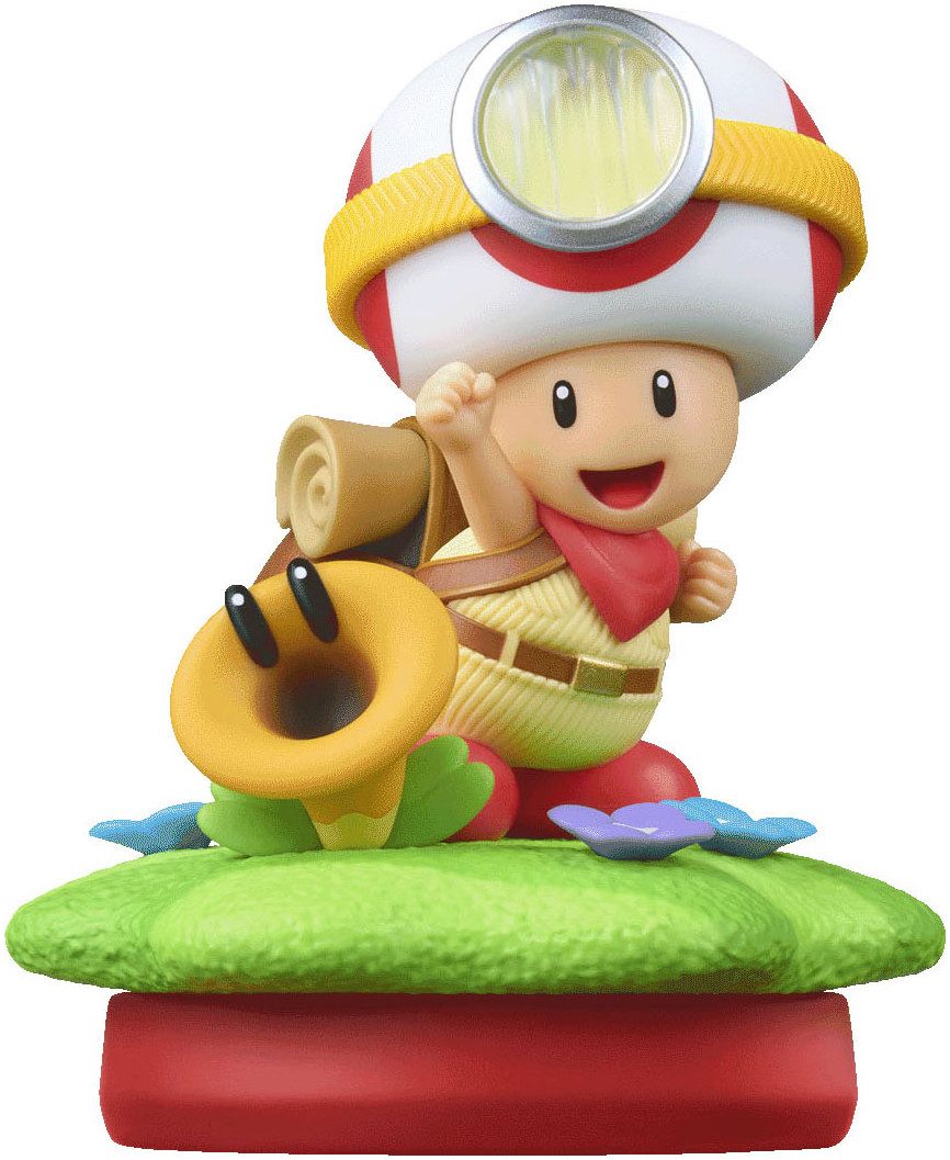 Nintendo Switch Spielfigur amiibo Kapitän Toad & Plauderblume