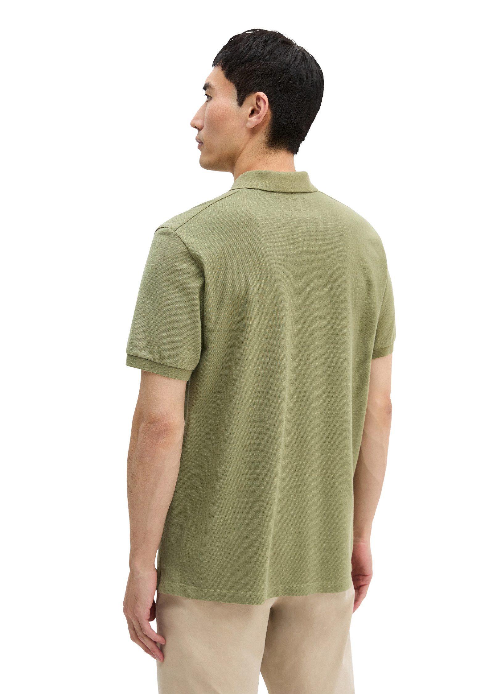 Marc O'Polo Poloshirt aus reiner Bio-Baumwolle