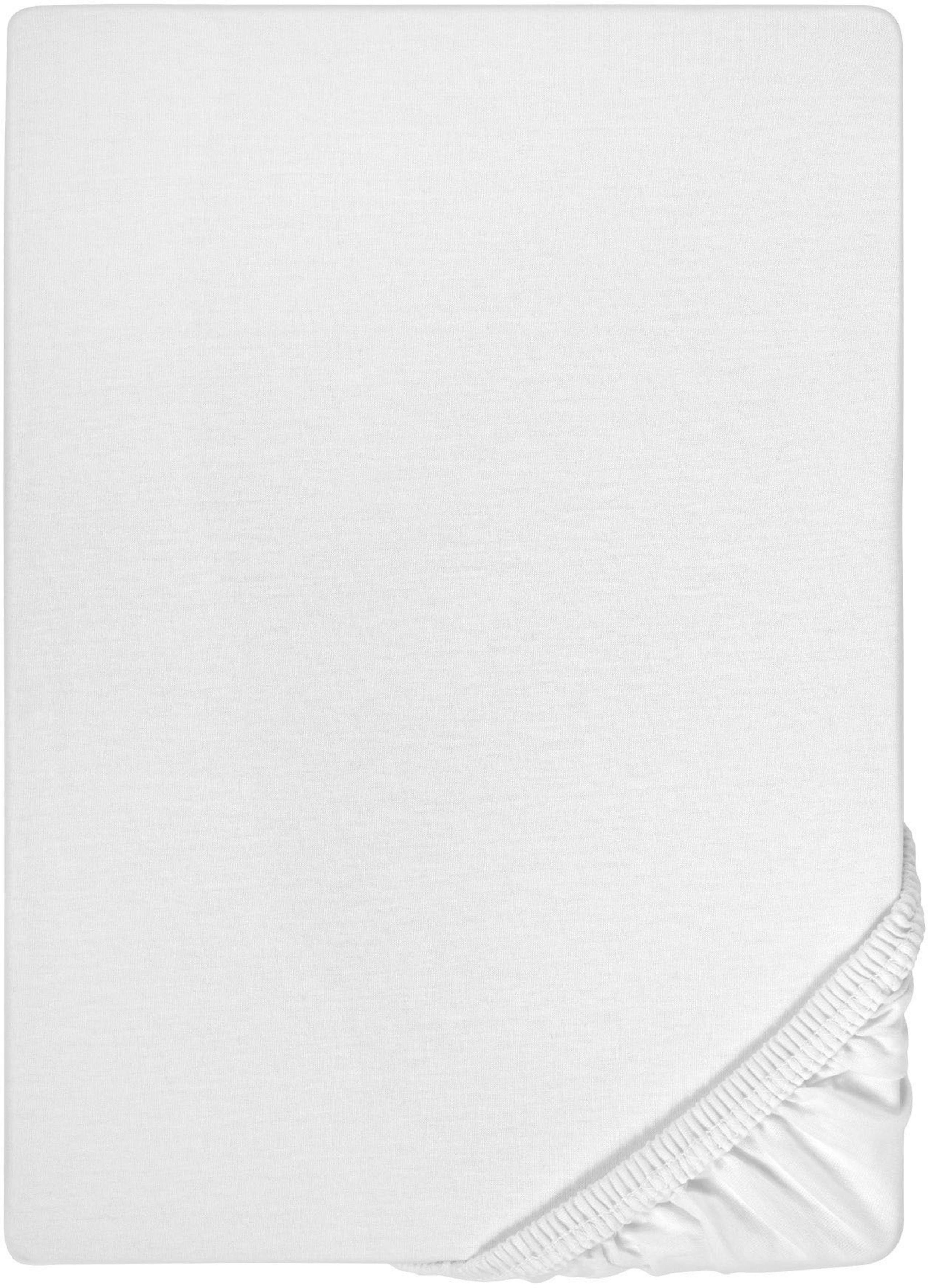Biberna Spannbettlaken Conny, Jersey-Elasthan, Gummizug: rundum, (1 Stück), günstig online kaufen