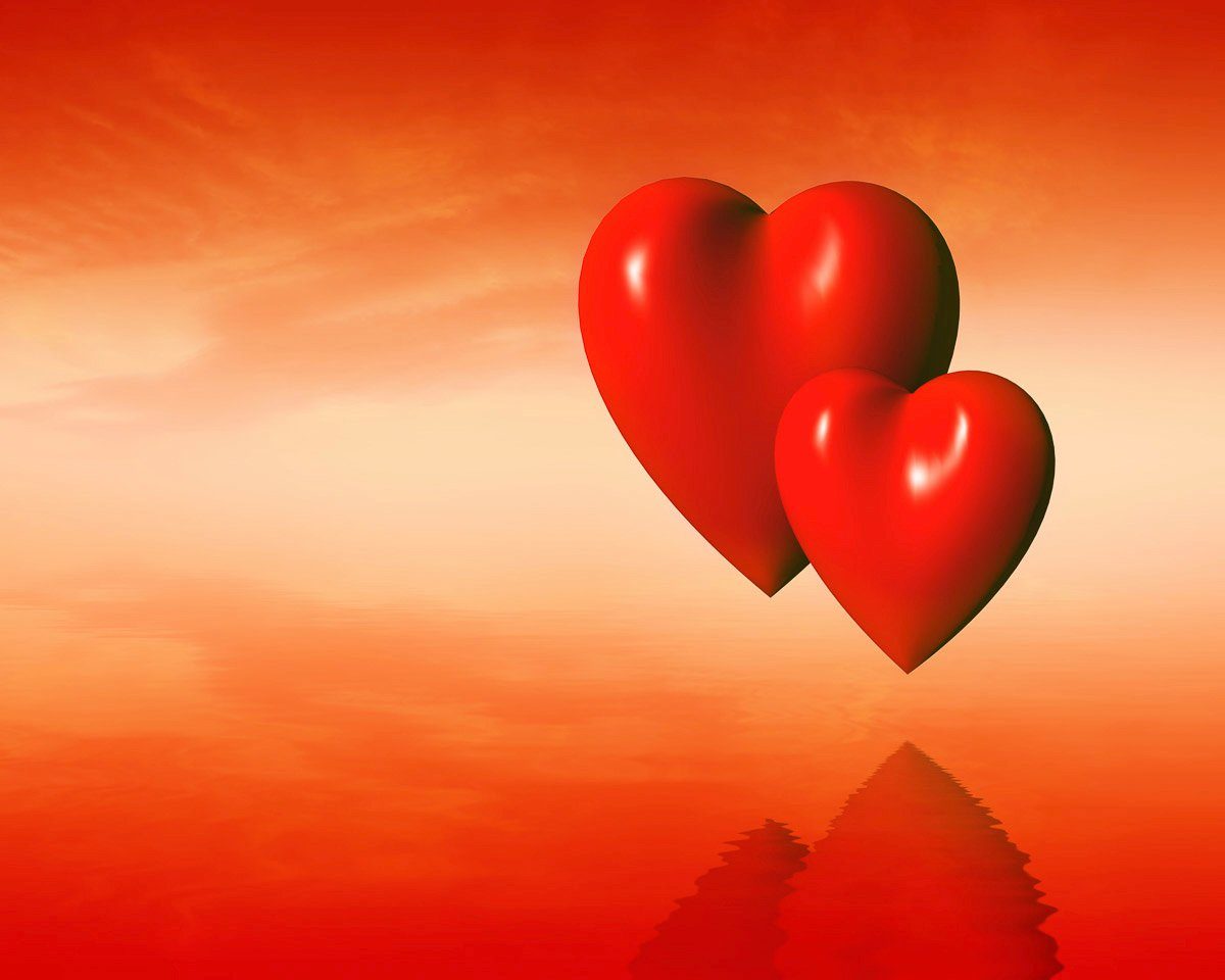 Papermoon Fototapete Herzen